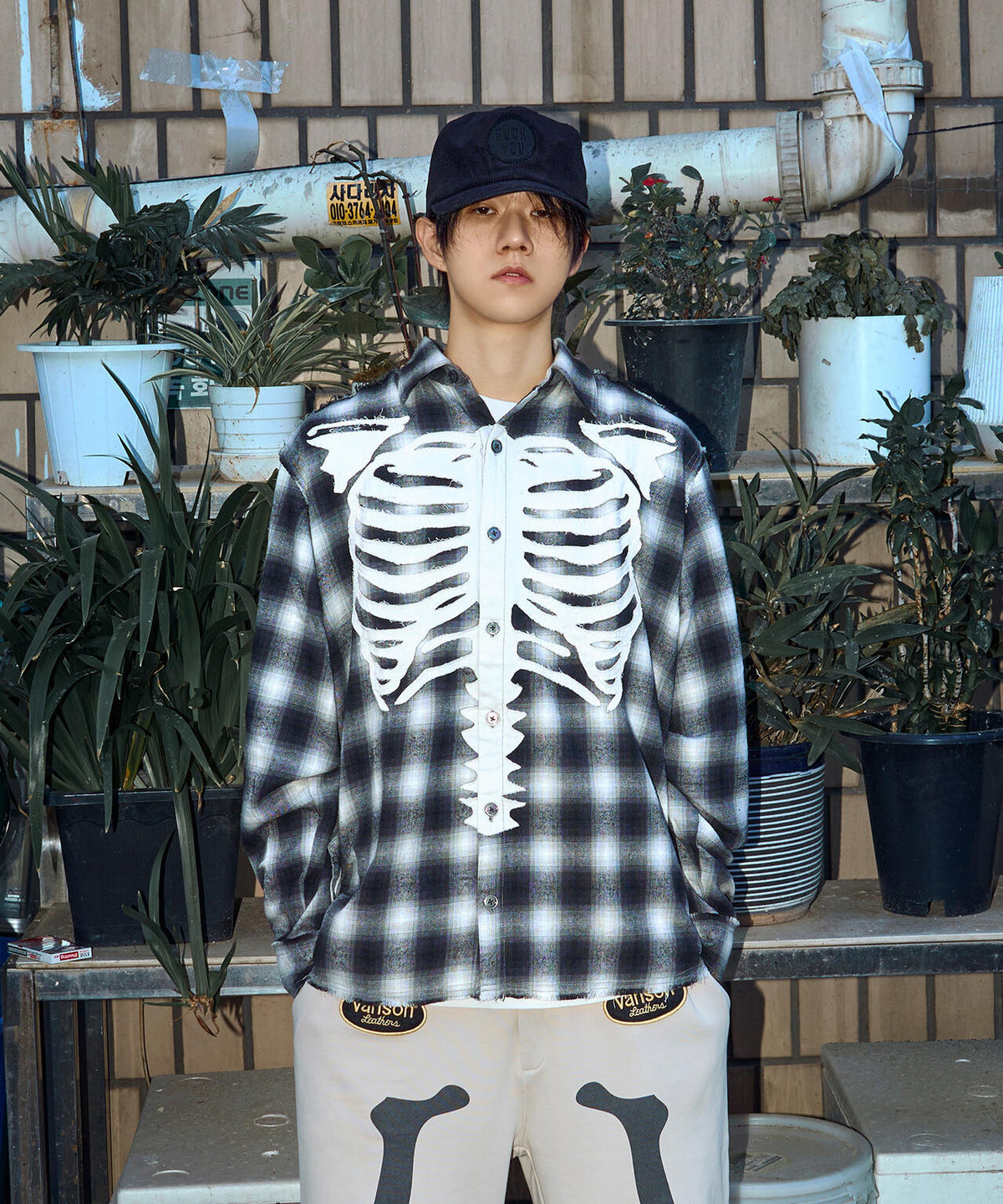 FR(13)NDS×Vanson Leathers/フレンズ×バンソンレザーズ/CHECK SHIRT