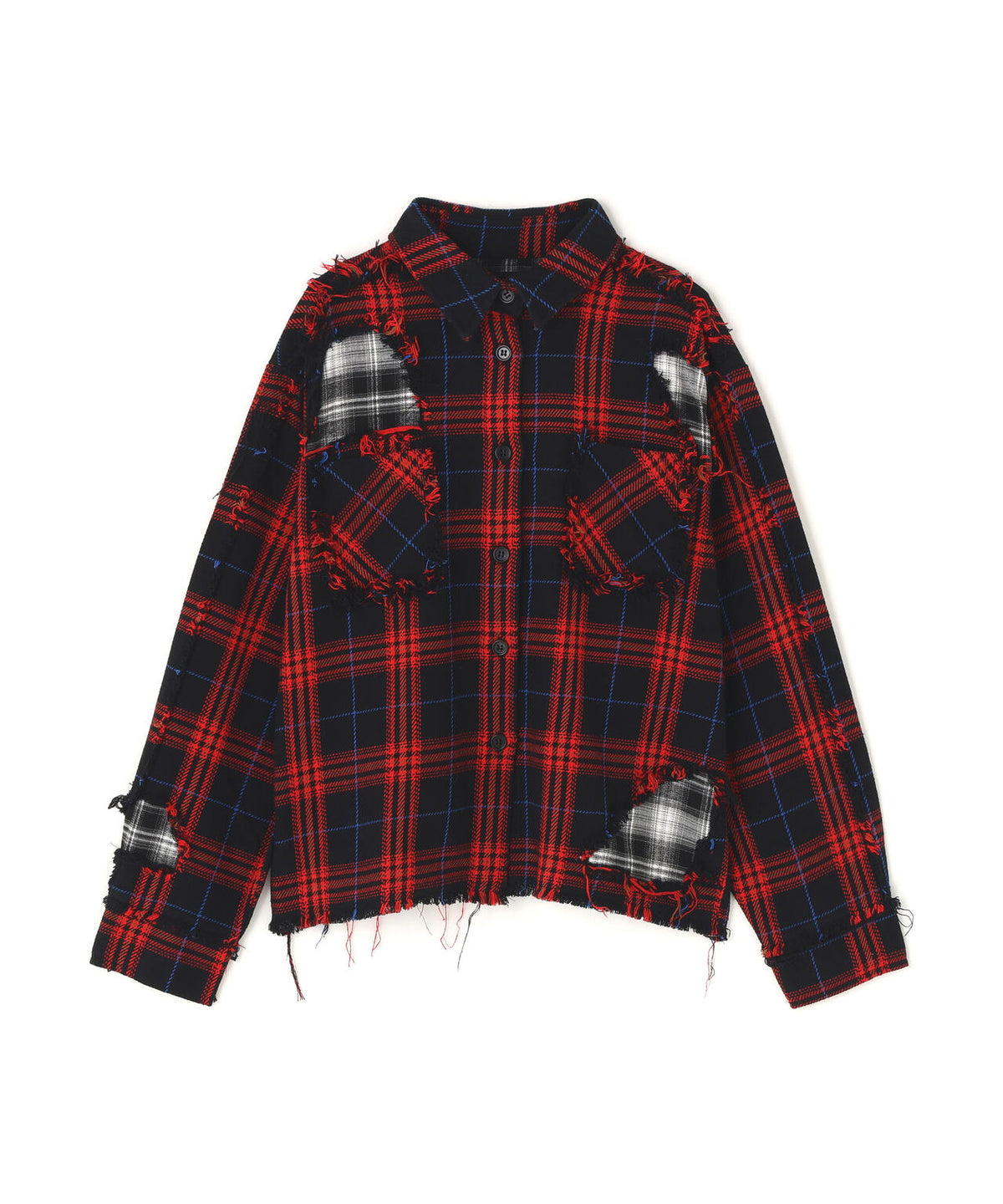 FR(13)NDS/フレンズ/WOMEN DAMAGE CHECK SHIRT
