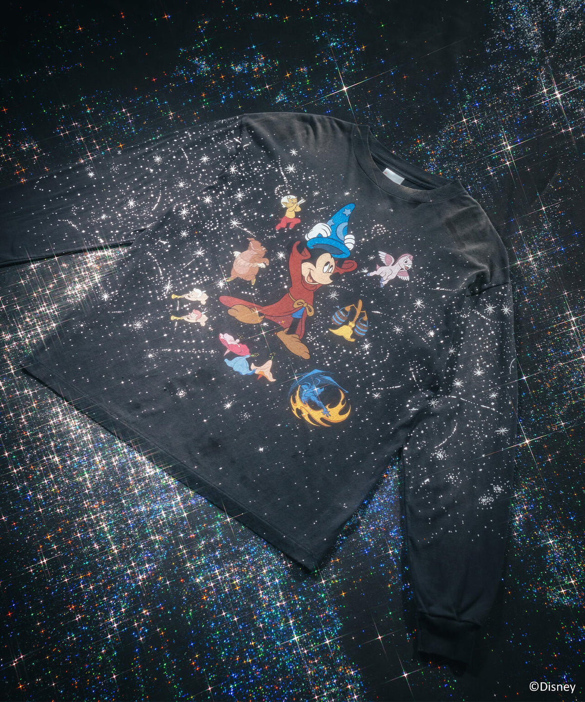 SAINT MICHAEL/セントマイケル/DSNY_LS T-SHIRT/FANTASIA/BLACK