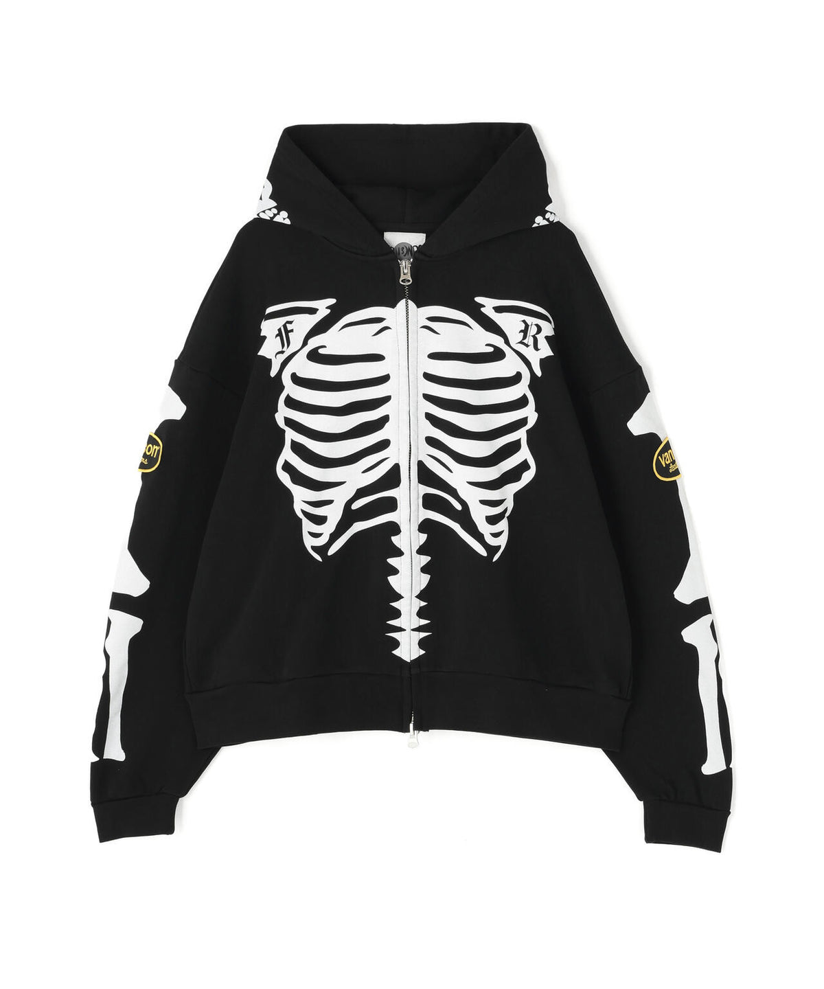 FR(13)NDS×Vanson Leathers/フレンズ×バンソンレザーズ/BONE HOODIE