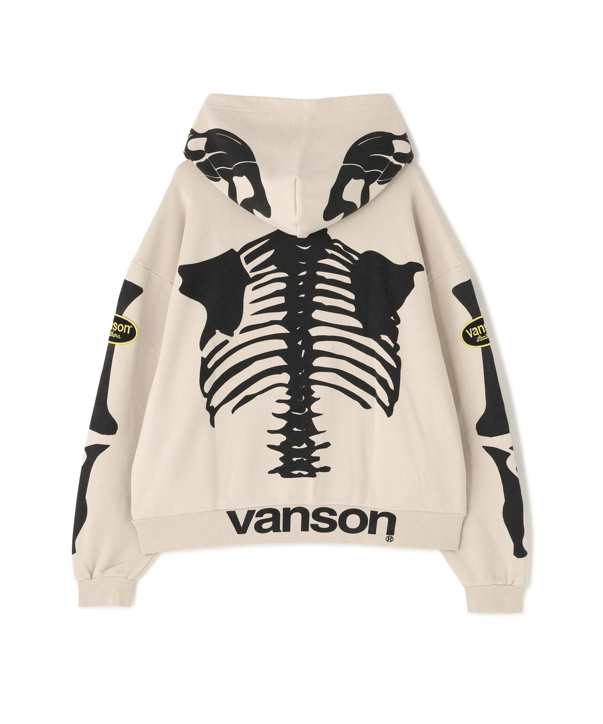 FR(13)NDS×Vanson Leathers/フレンズ×バンソンレザーズ/BONE HOODIE