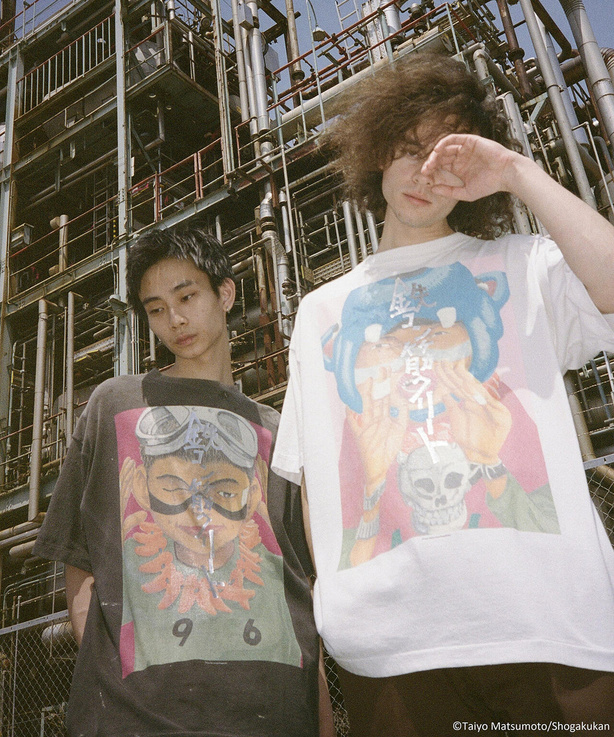 SAINT MICHAEL/セントマイケル/鉄コン筋クリート_SS T-SHIRT/KURO