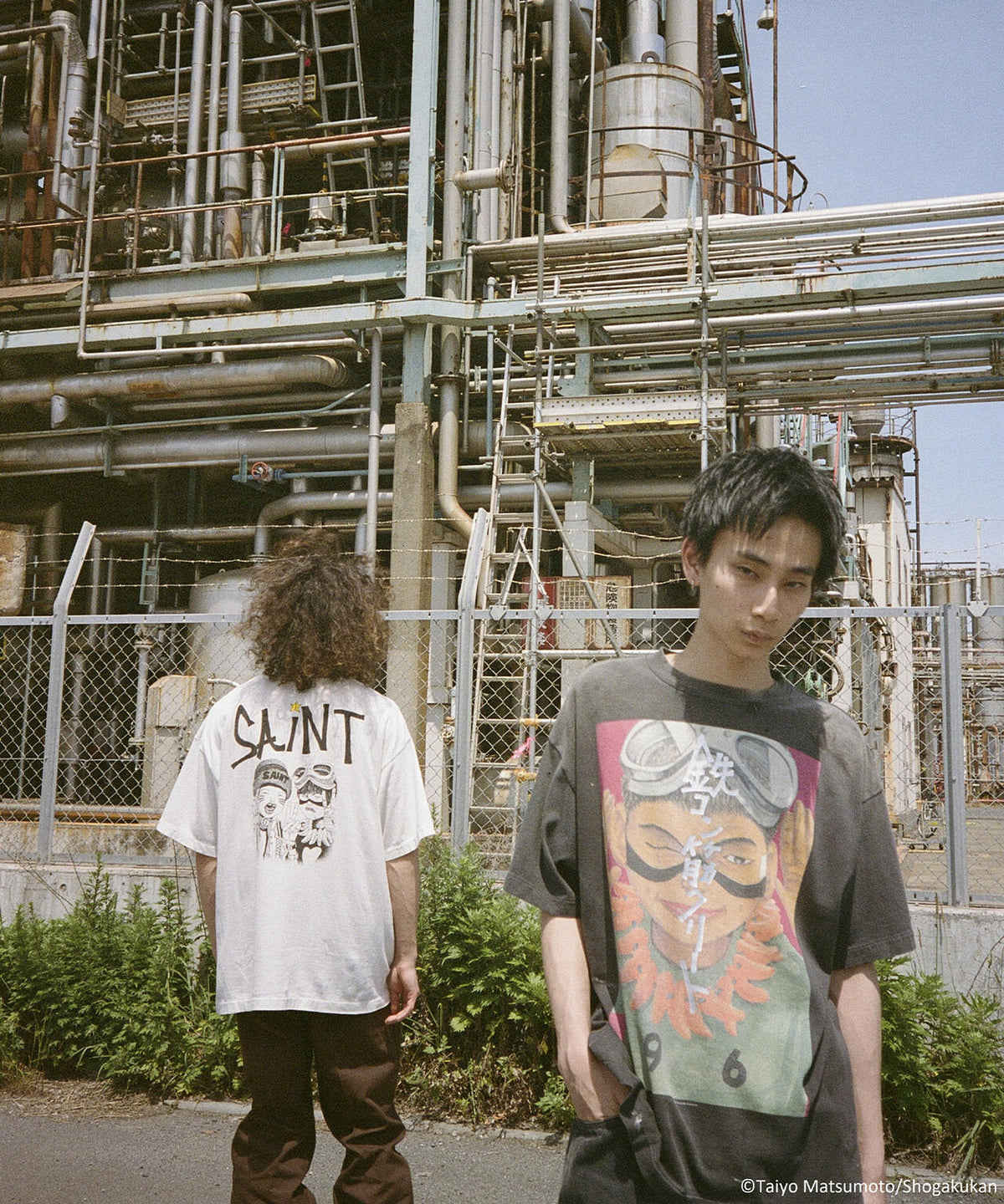 SAINT MICHAEL/セントマイケル/鉄コン筋クリート_SS T-SHIRT/KURO