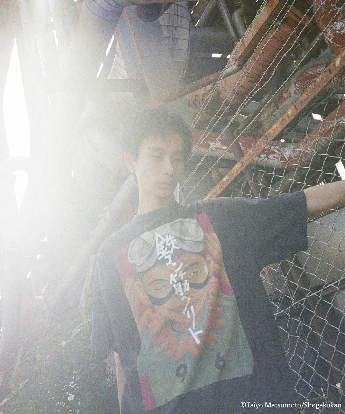 SAINT MICHAEL/セントマイケル/鉄コン筋クリート_SS T-SHIRT/KURO
