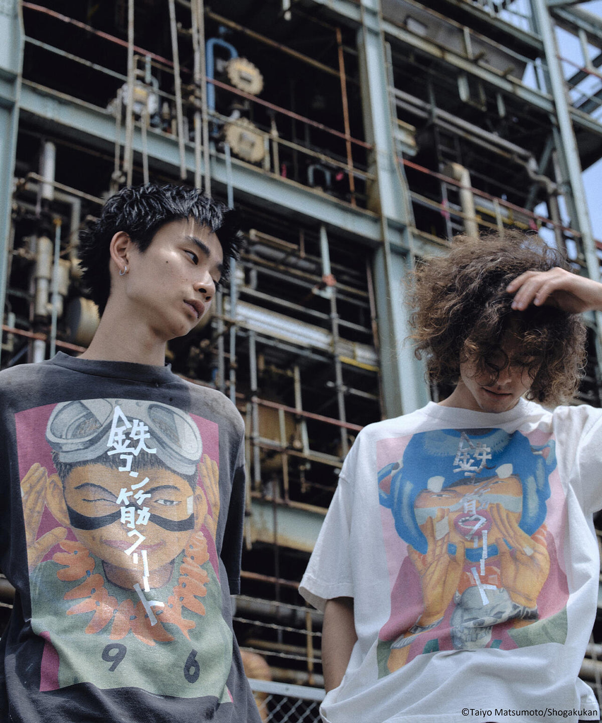 SAINT MICHAEL/セントマイケル/鉄コン筋クリート_SS T-SHIRT/SHIRO