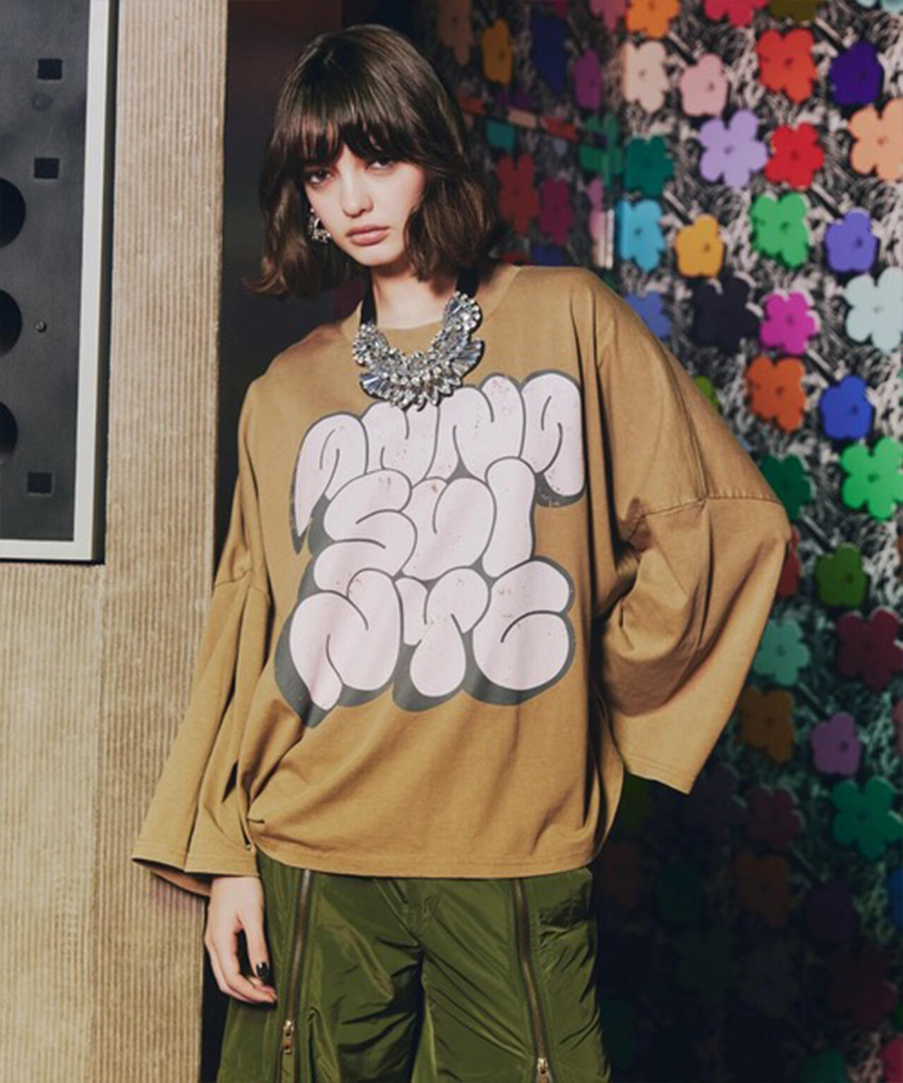 anna sui nyc/アナ スイ エヌワイシー/GRAFFITI BIG Tシャツ