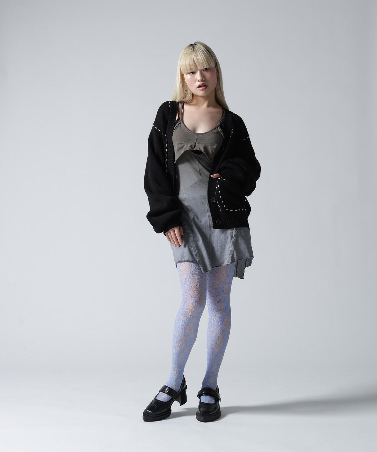 FR(13)NDS/フレンズ/WOMEN STITCH KNIT CARDIGAN