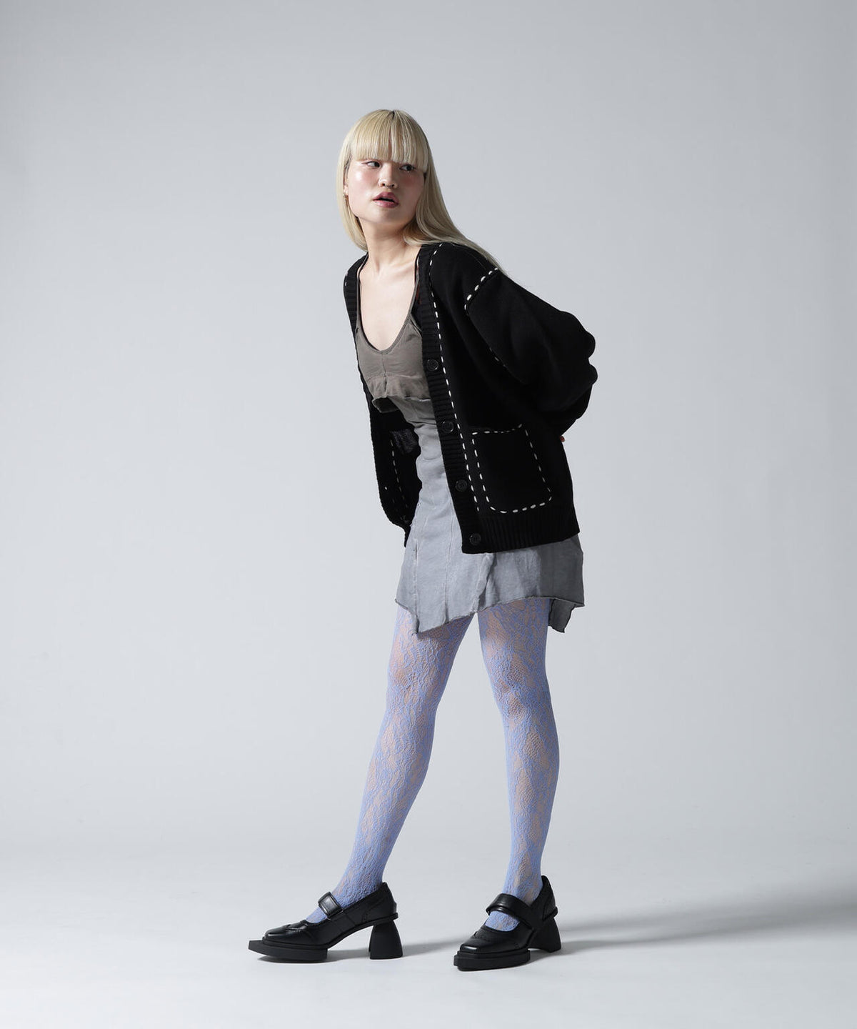 FR(13)NDS/フレンズ/WOMEN STITCH KNIT CARDIGAN