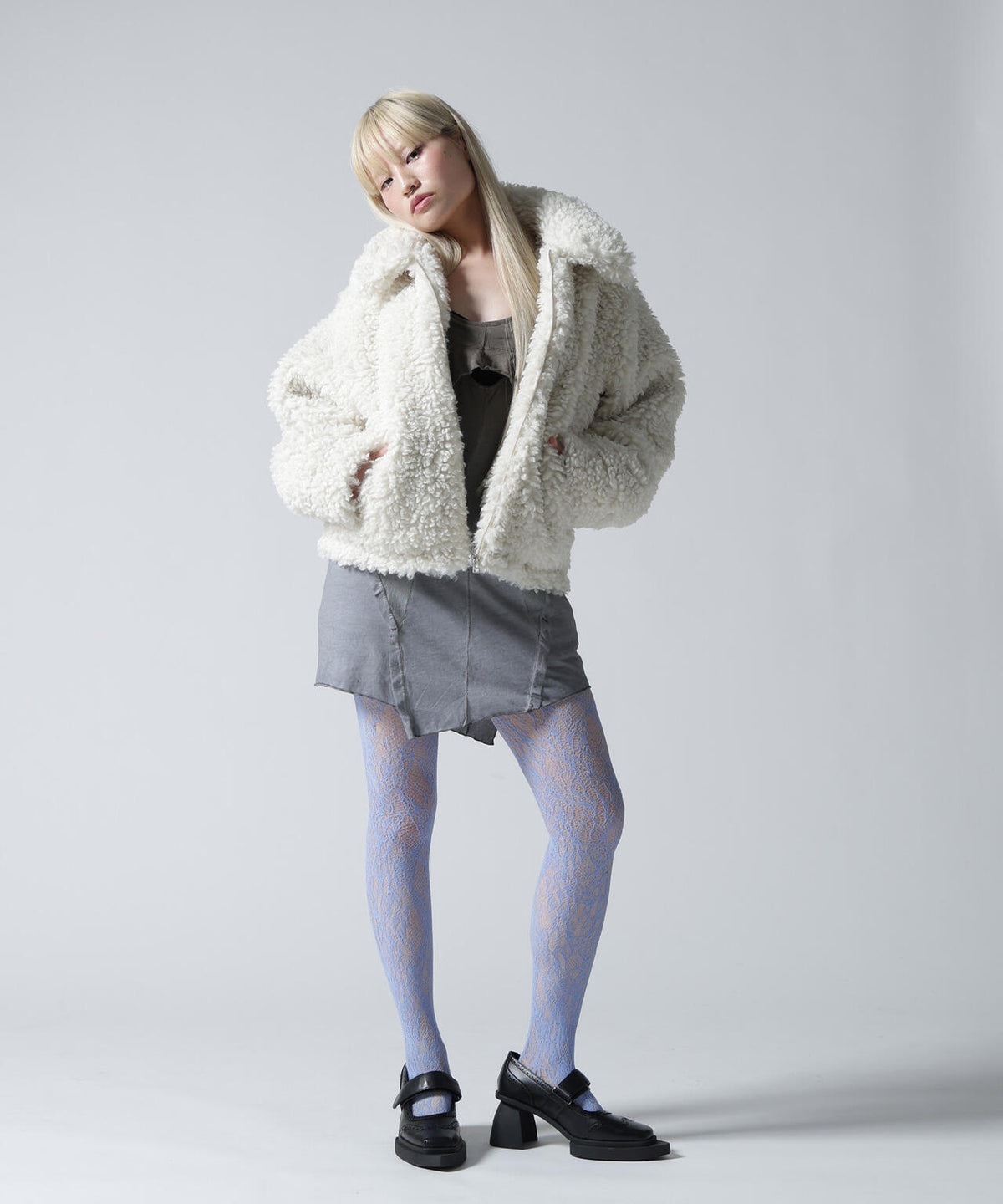 FR(13)NDS/フレンズ/WOMEN BOA COLLAR BLOUSON