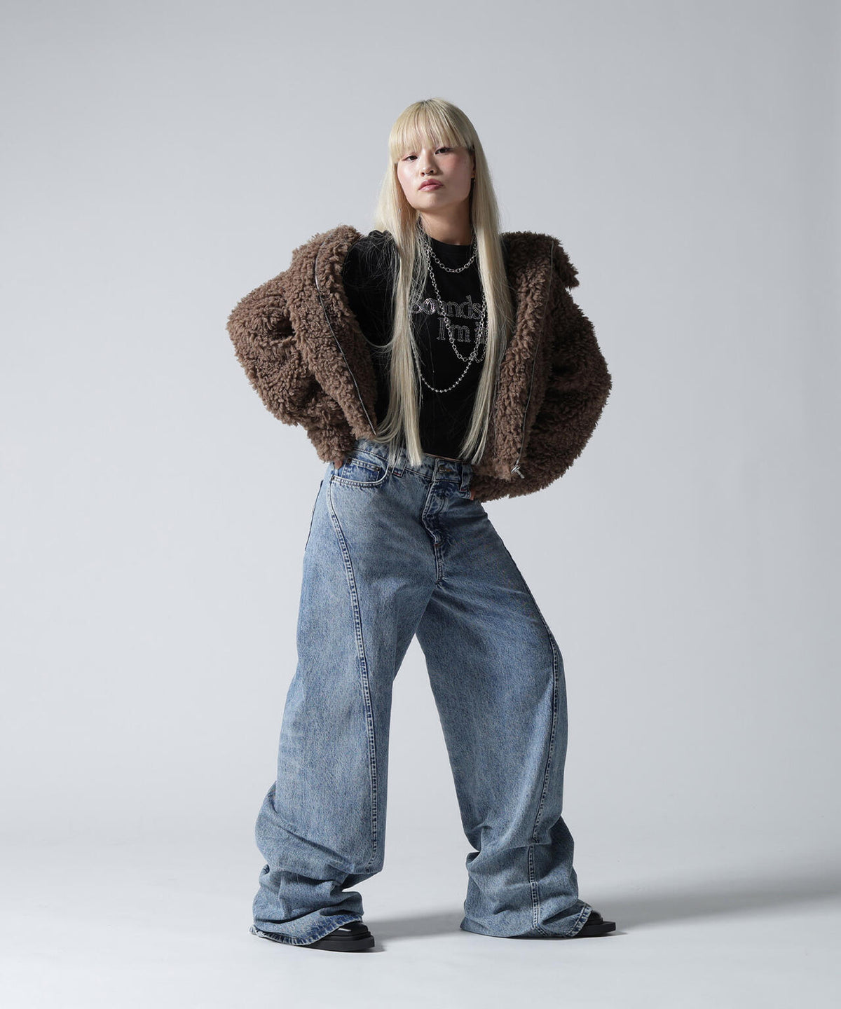 FR(13)NDS/フレンズ/WOMEN BOA COLLAR BLOUSON