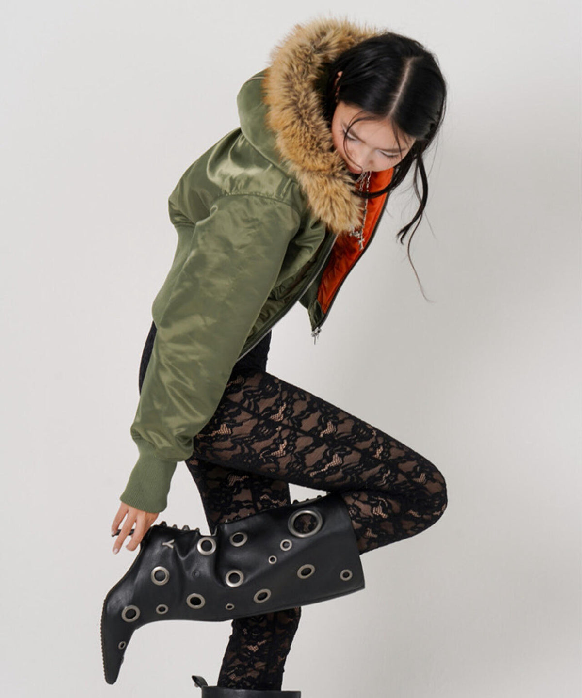 MITSUKI/ミツキ/DESIGN RIB N-2B JACKET