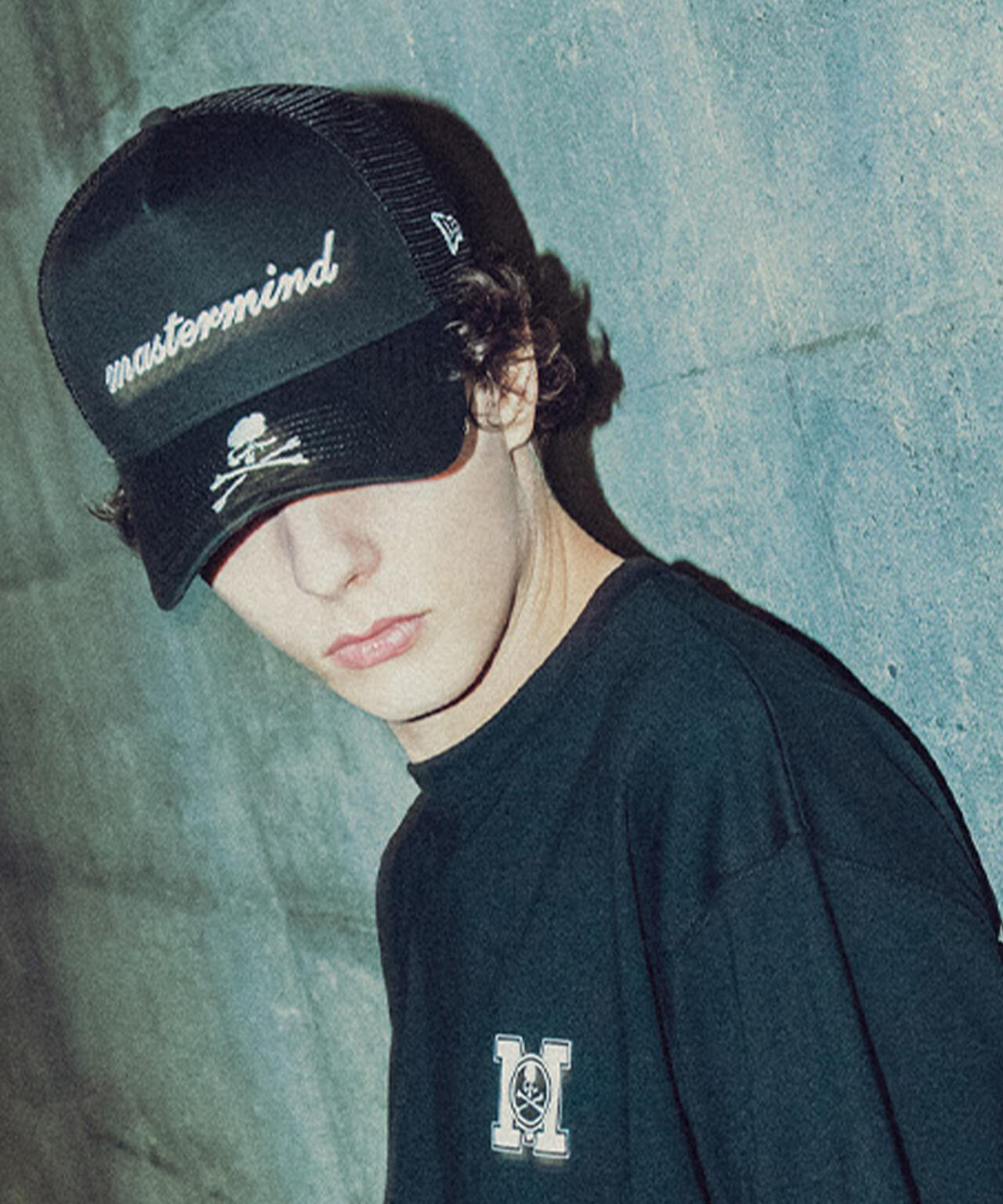 mastermind JAPAN×New Era/940AFTR MMJ SCRIPT LOGO BLK WHT