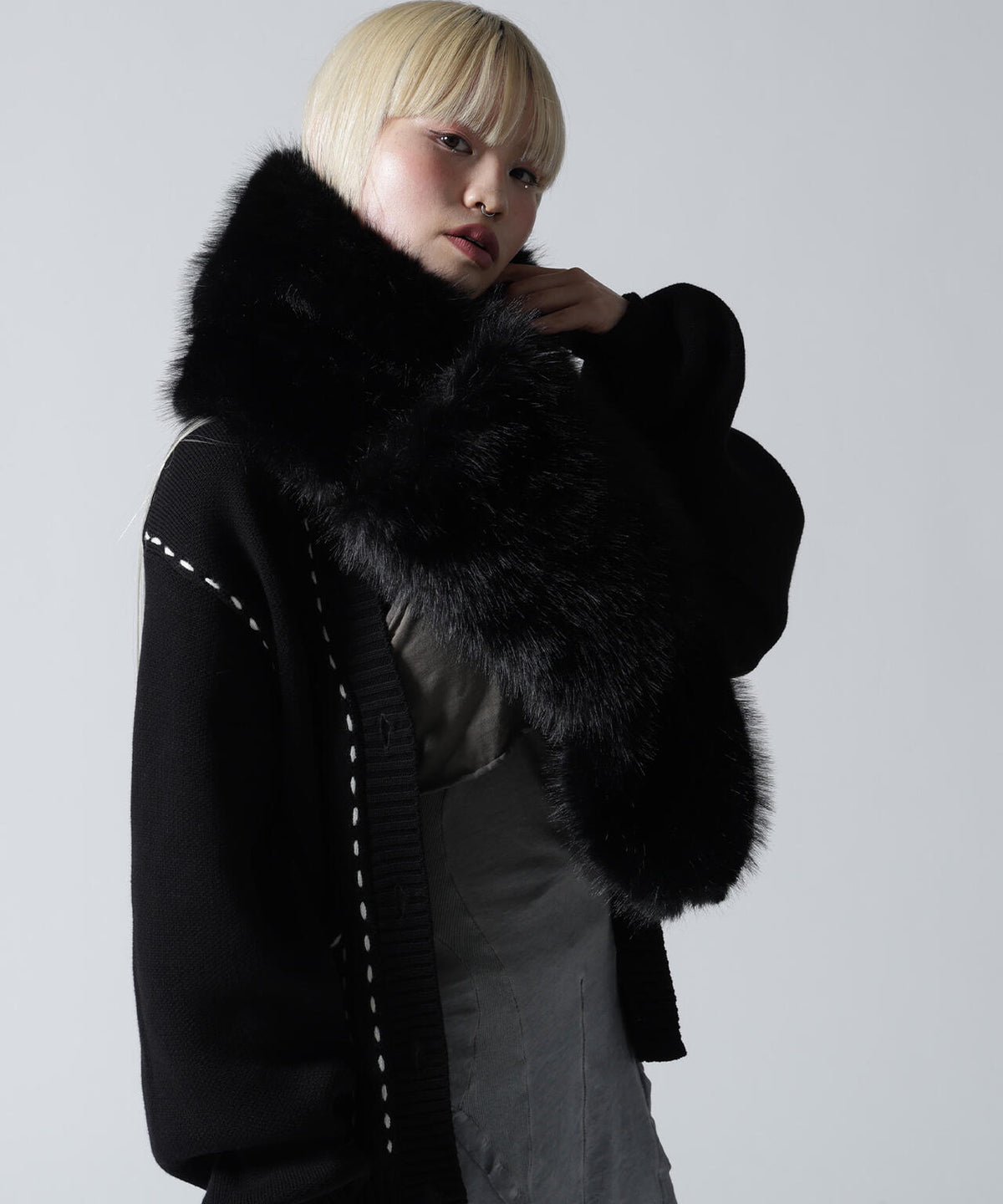 FR(13)NDS/フレンズ/WOMEN ECO FUR MUFFLER
