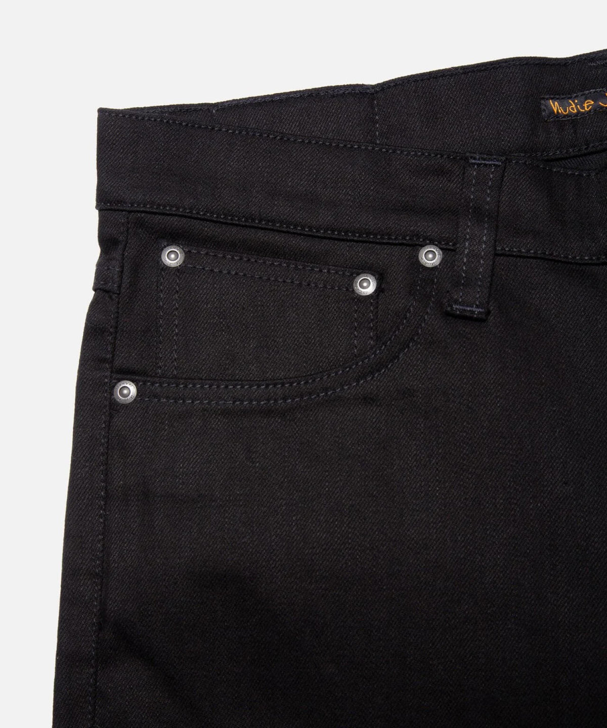 NUDIE JEANS/ヌーディージーンズ/LEAN DEAN /DRY EVER BLACK