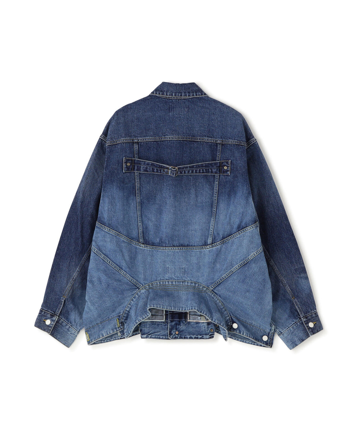 beautiful people/ビューティフルピープル/DOUBLE-SELVEDGE BLOUSON GRADATION
