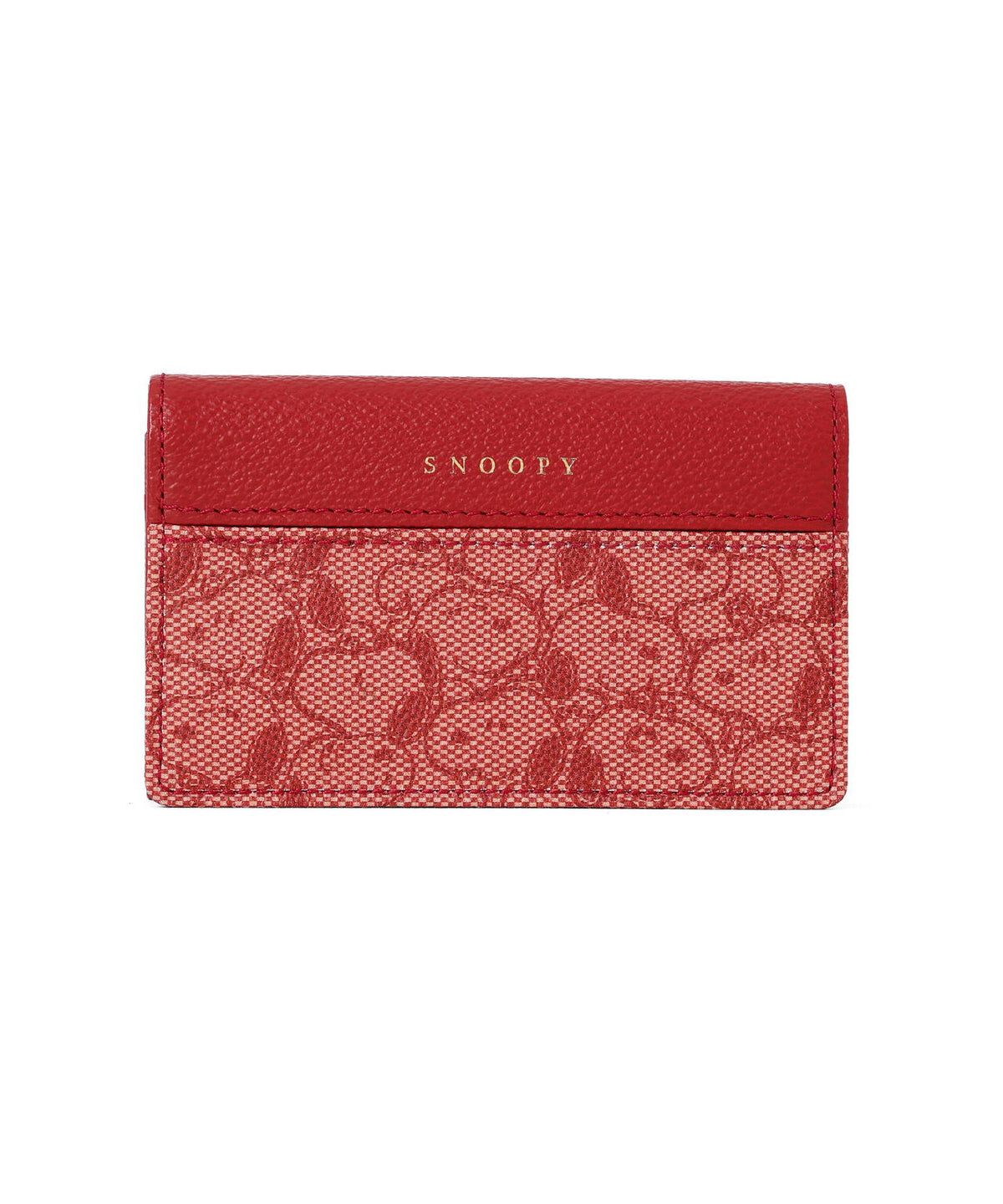 SNOOPY LEATHER COLLECTION/スヌーピーレザーコレクション/ジャガード/名刺入