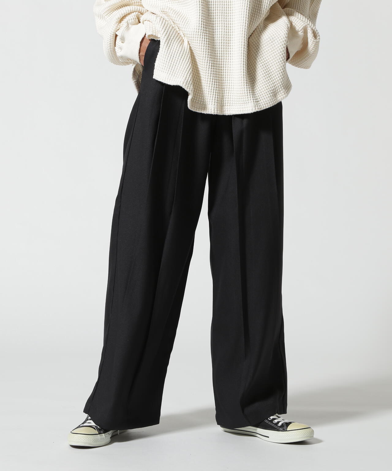 Toironier/トワロニエ/2Tuck Wide Pants