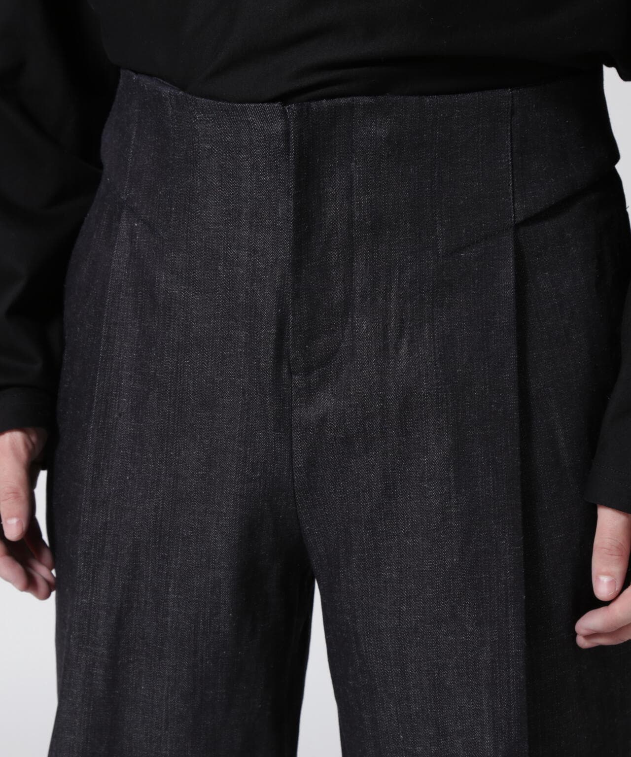 BIBLIOTHERK/ビブリオテーク/LOOSE DRESS TROUSERS