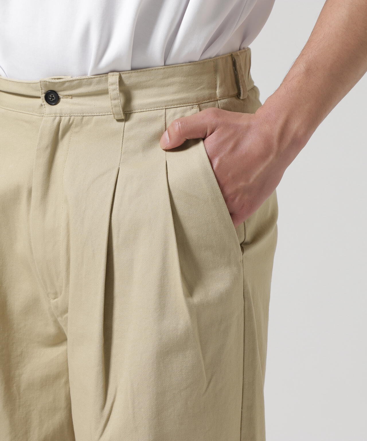 Toironier/トワロニエ/2Tuck CHINO Pants
