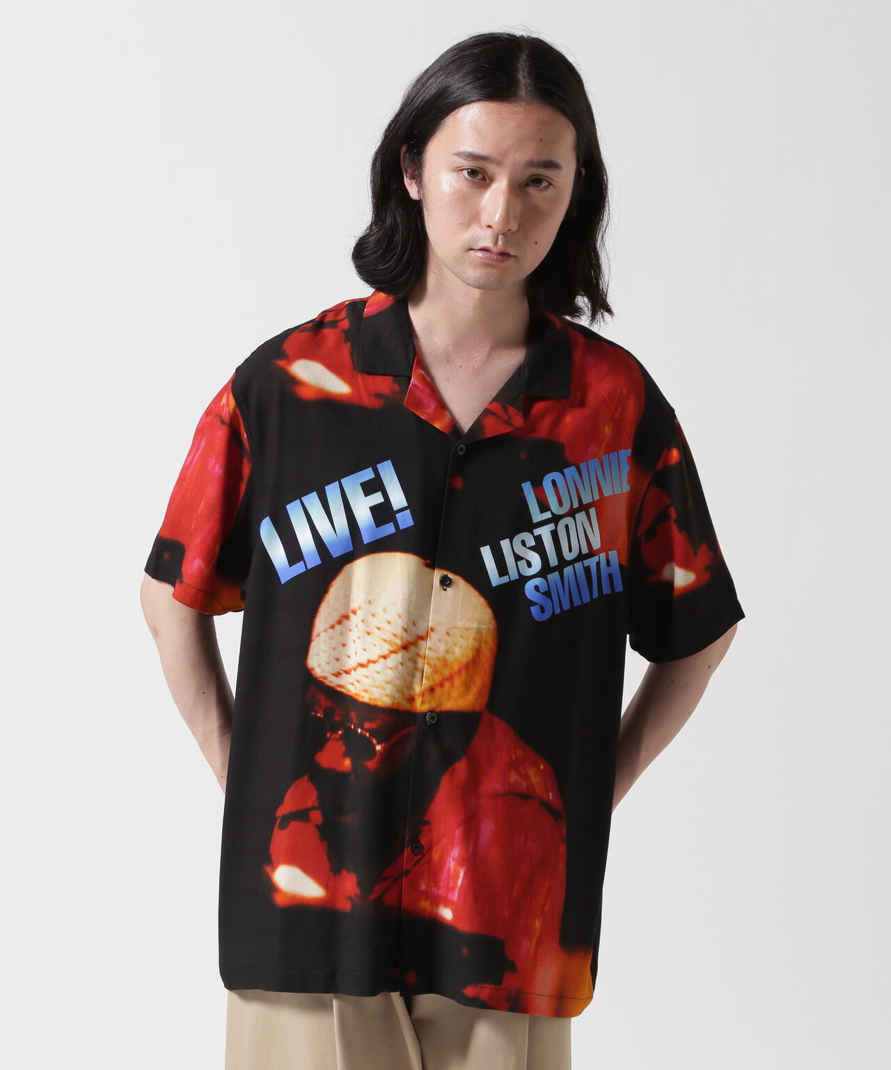 CITY COUNTRY CITY ×LONNIE LISTON SMITH/シティーカントリーシティー /OPEN COLLAR S/S