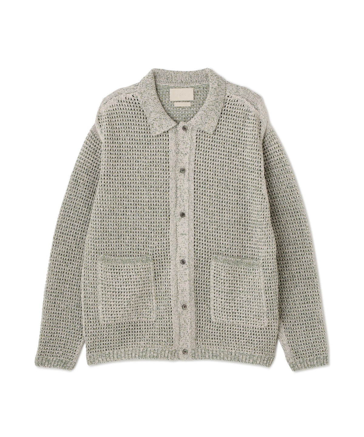 YOKE / ヨーク / MESH KNITTED SHIRT CARDIGAN