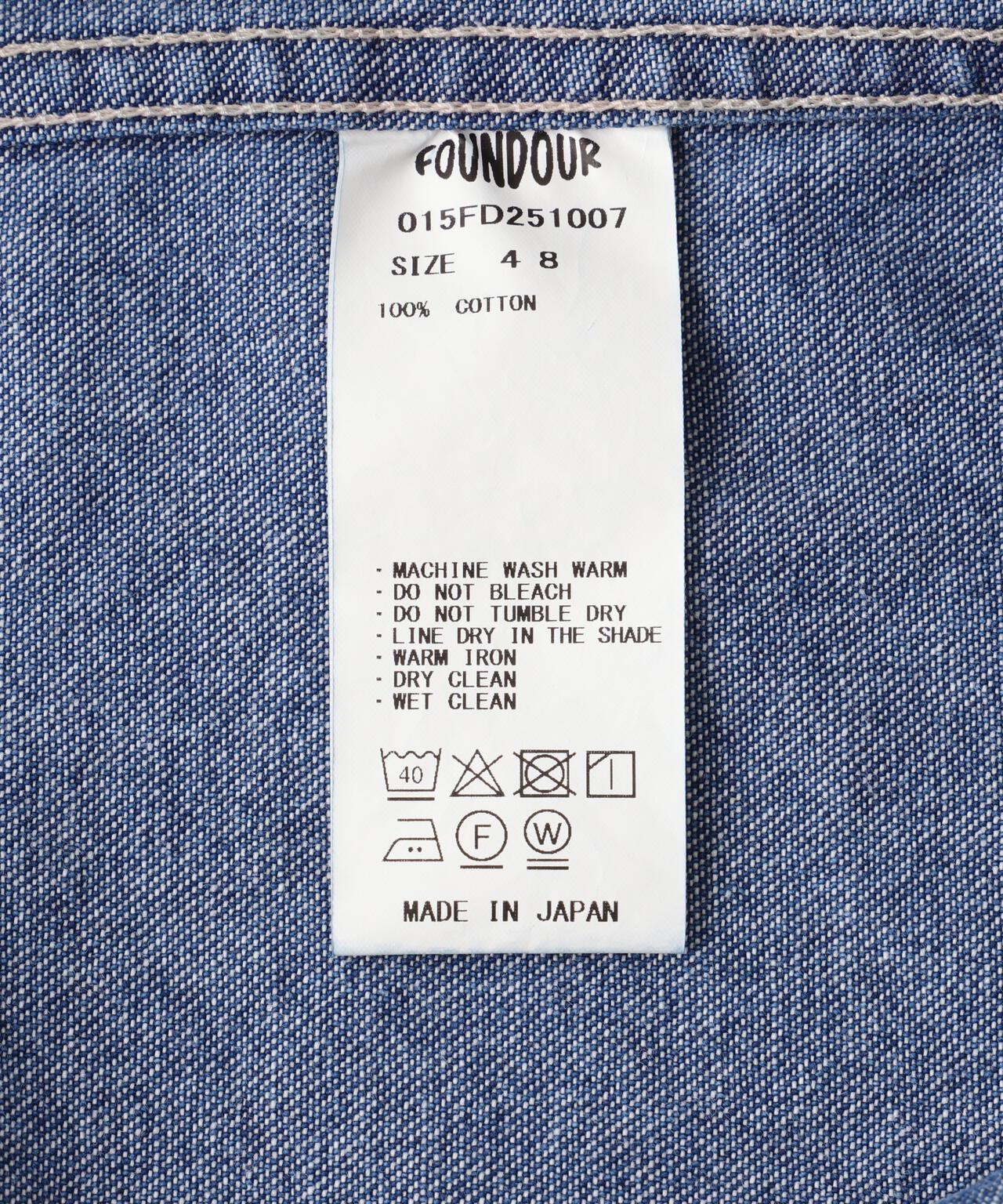 FOUNDOUR/ファウンダ/DENIM TRACKER JACKET