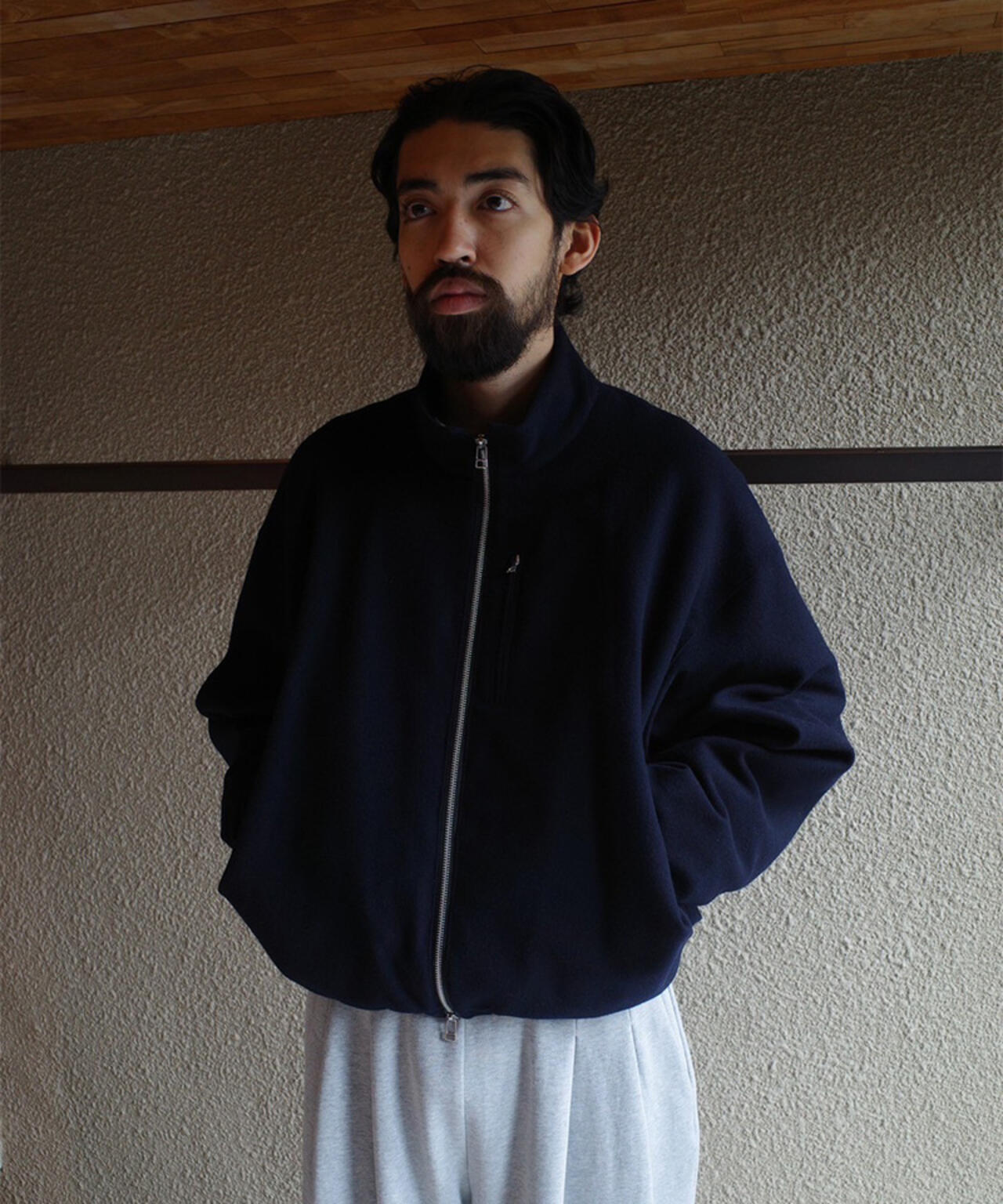 BIBLIOTHERK×GARDEN/ビブリオテーク×ガーデン/DRAPE BLOUSON EX/GARDEN別注