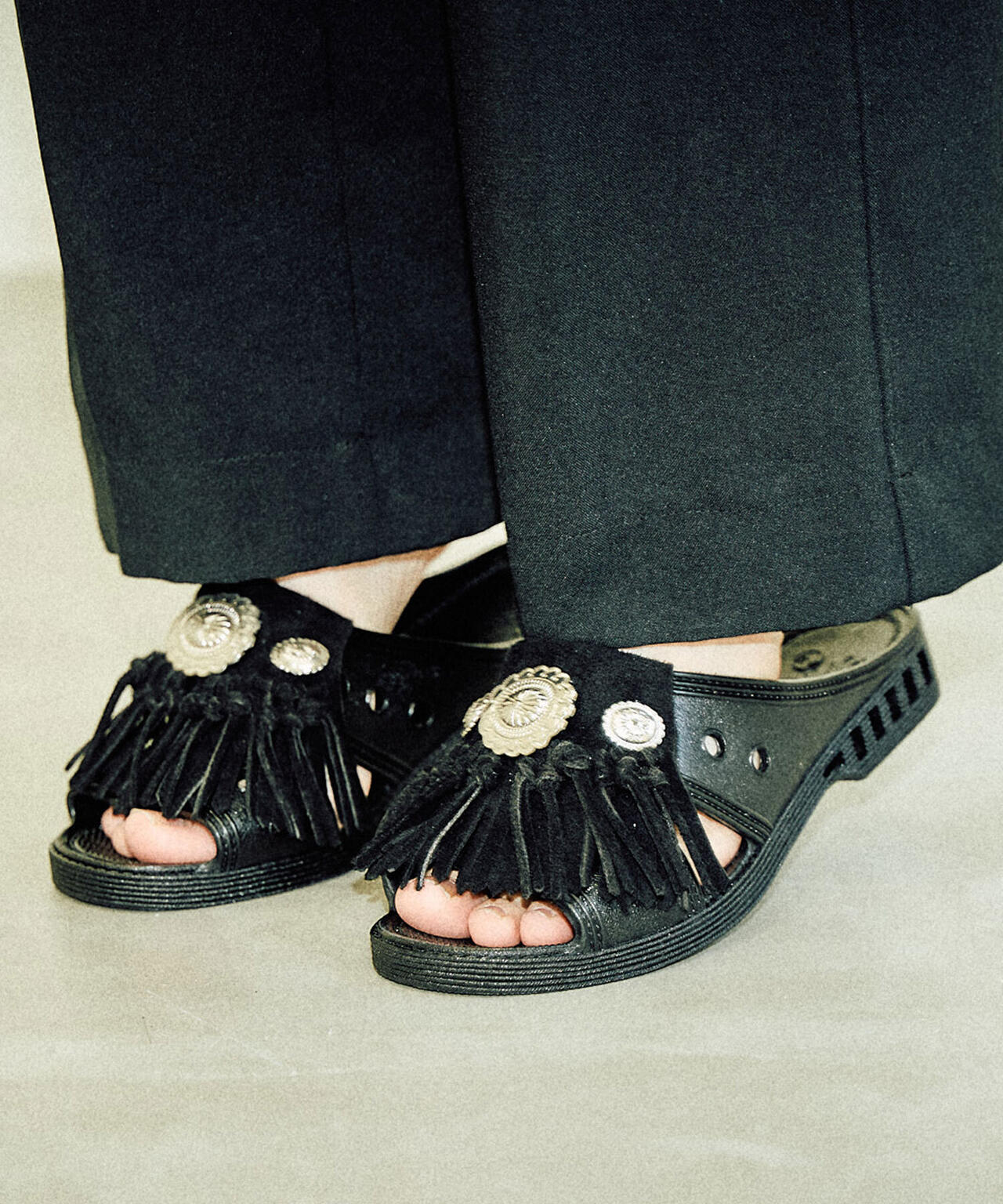 BENCH/ベンチ/BENSAN-D SUEDE FRINGE CONCHO/ベンサンスエードフリンジコンチョ