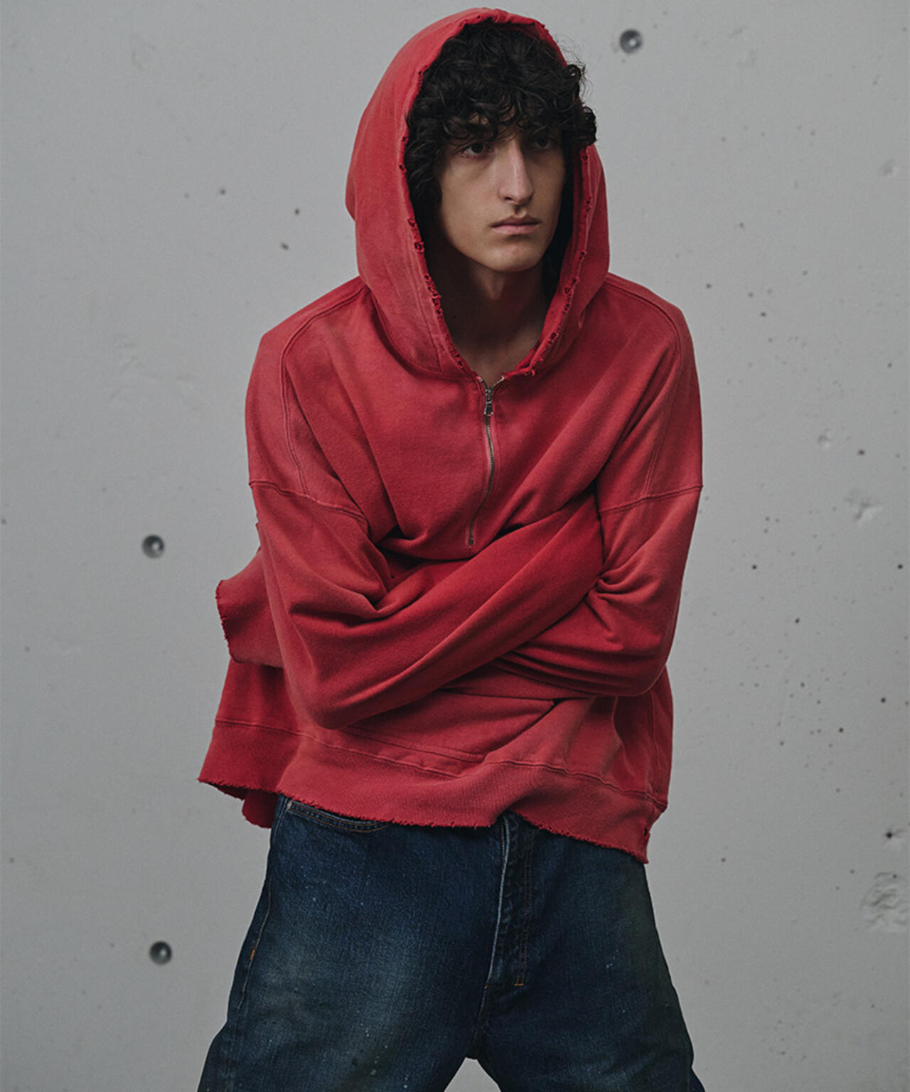 ANCELLM/アンセルム/LIGHT LOOP ZIP HOODIE/ANC-CT148