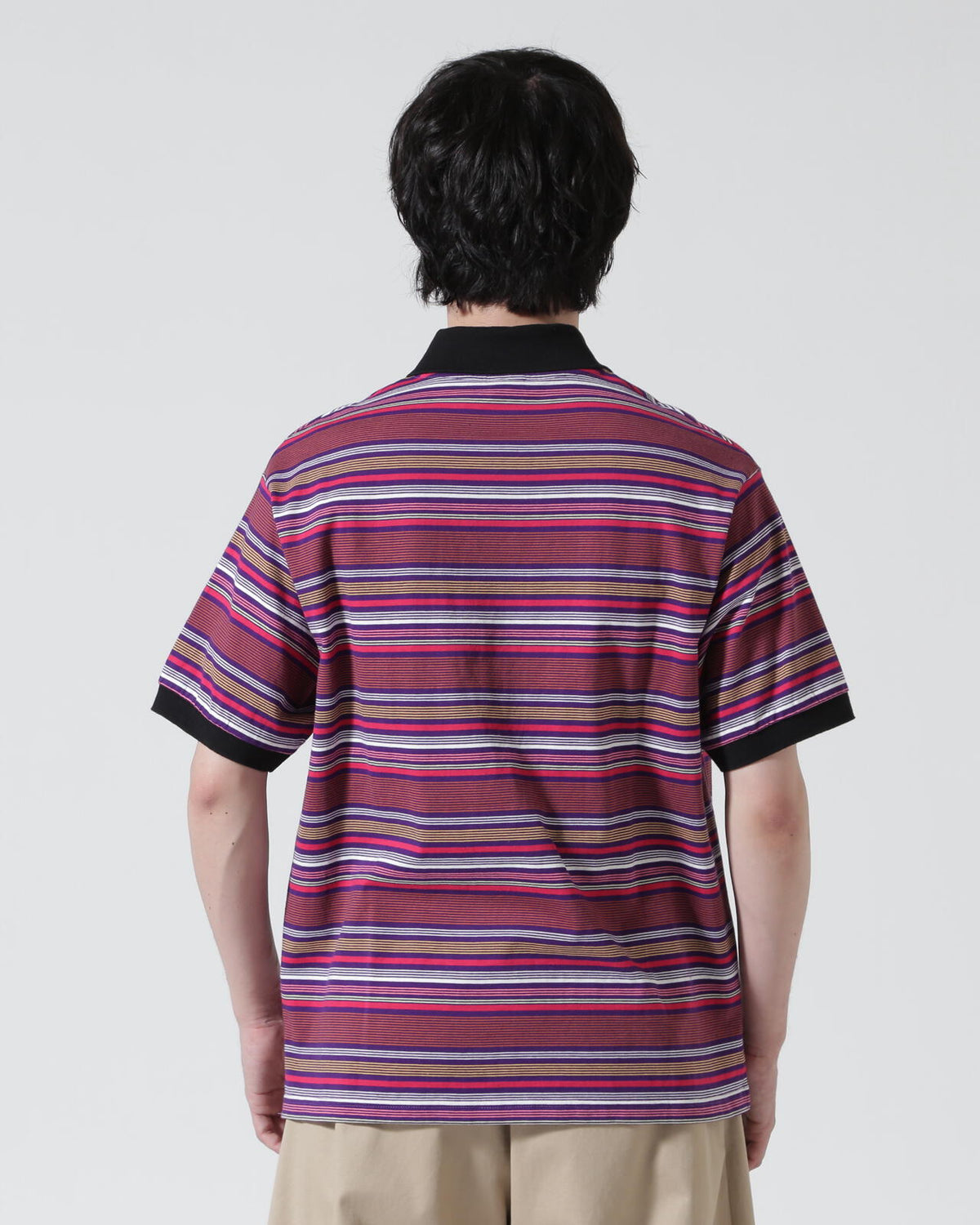 The Make Happy Studio/ザメイクハッピーストゥディオ/BODER POLO SHIRTS