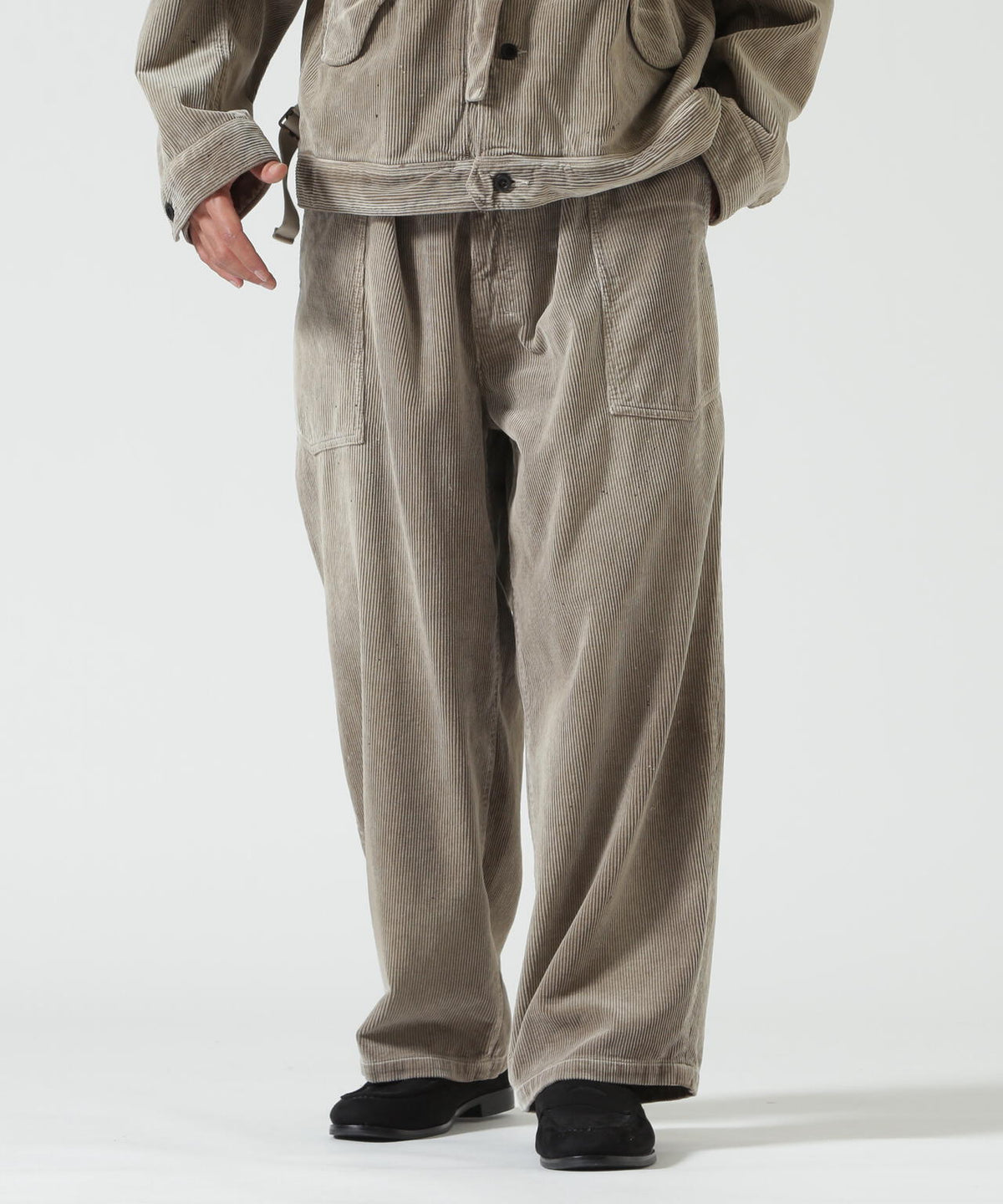 ANCELLM/アンセルム/AGING CORDUROY BAKER PANTS/ANC-PT129