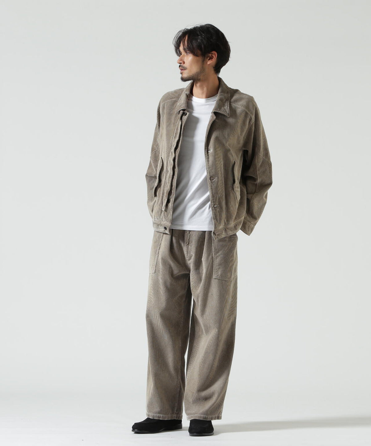 ANCELLM/アンセルム/AGING CORDUROY BAKER PANTS/ANC-PT129