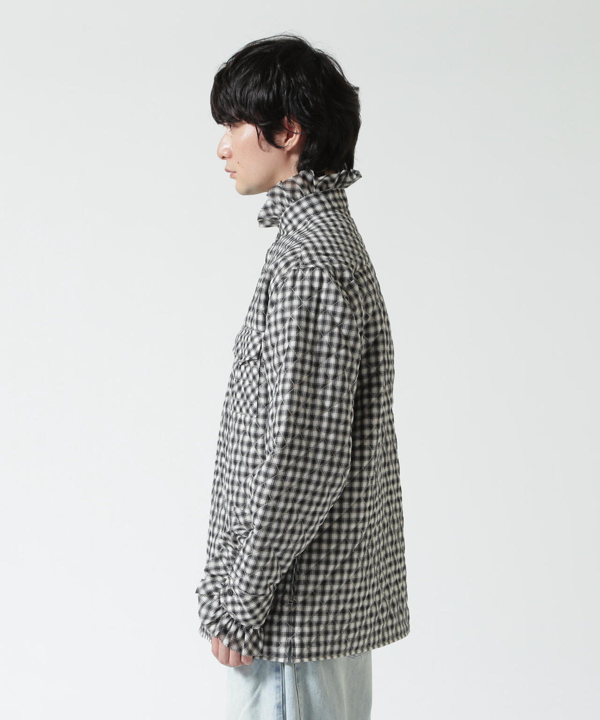 MASU/エムエーエスユー/PRINCE PUFFER PLAID SHIRT/M26H9SL004
