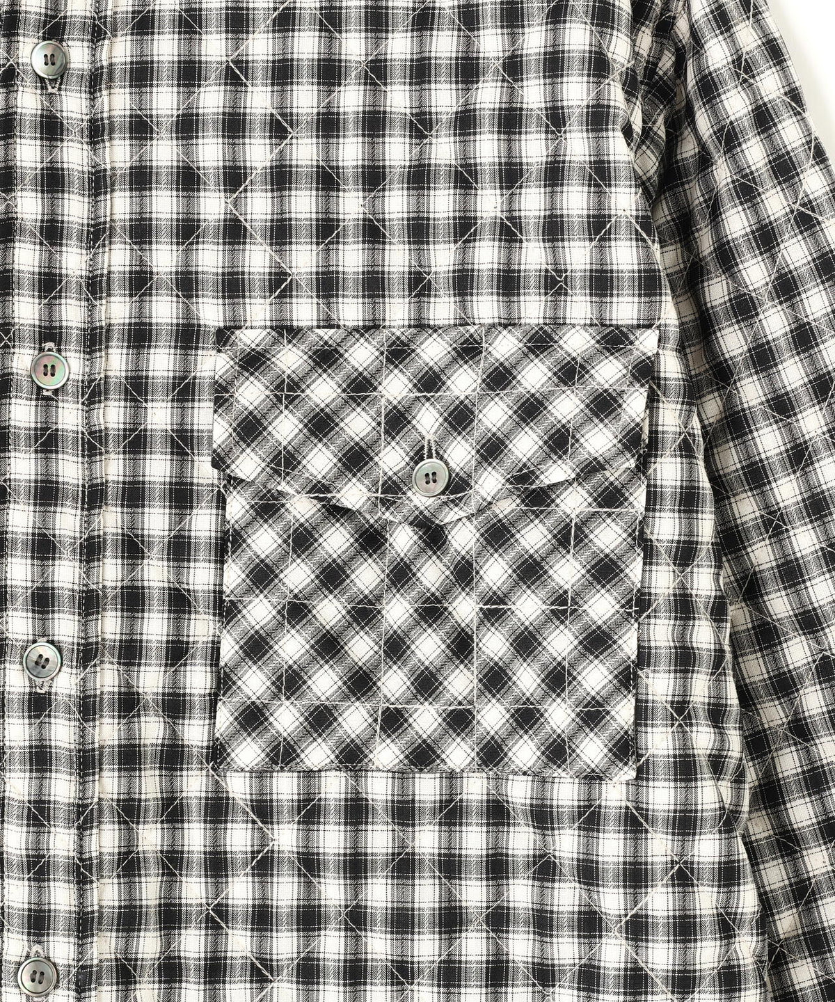 MASU/エムエーエスユー/PRINCE PUFFER PLAID SHIRT/M26H9SL004