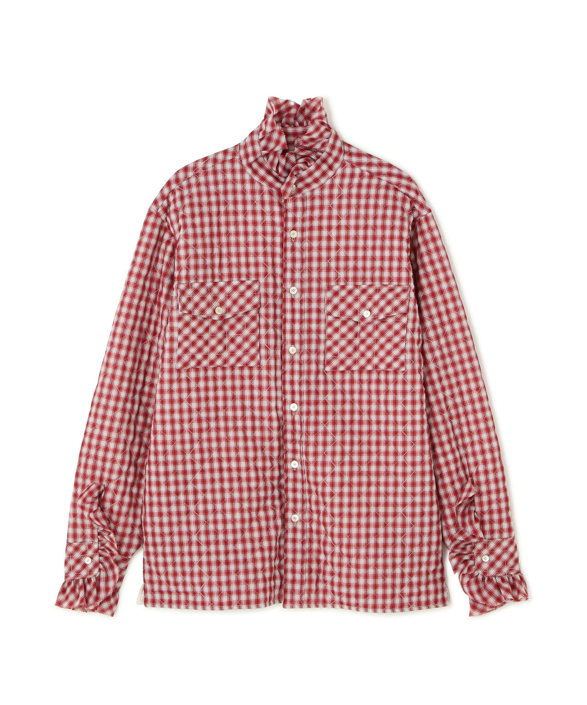 MASU/エムエーエスユー/PRINCE PUFFER PLAID SHIRT/M26H9SL004