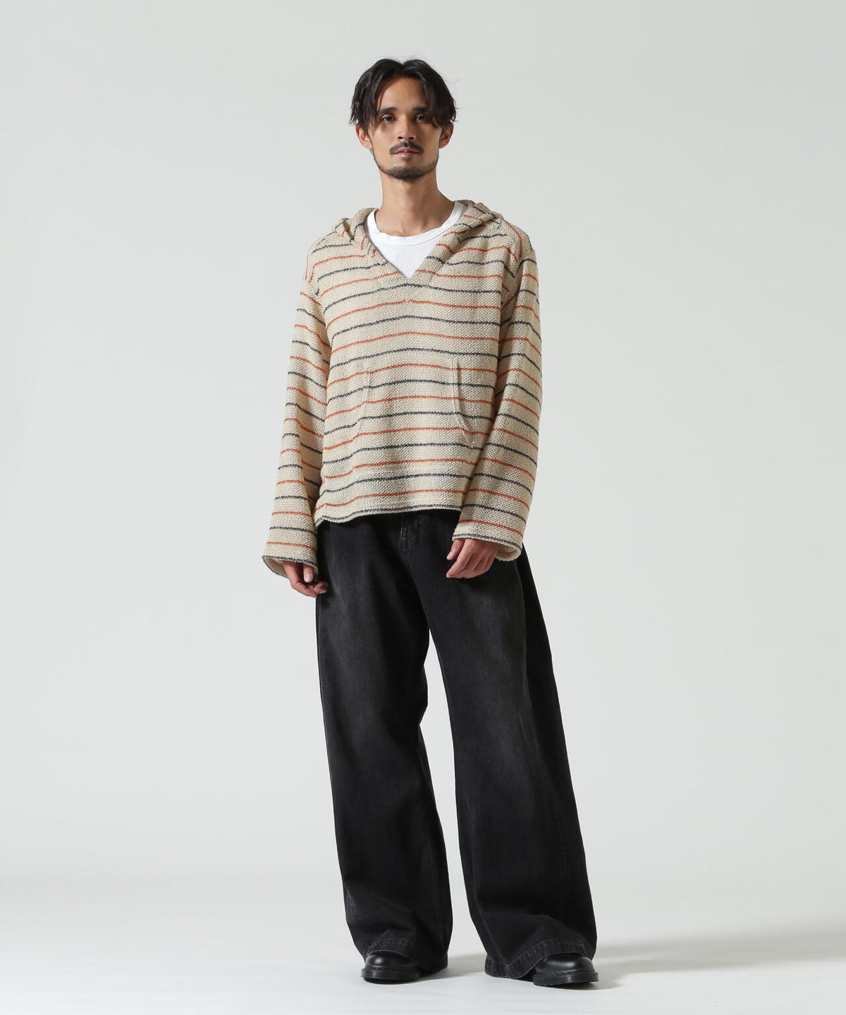 ANCELLM/アンセルム/CUT BORDER HOODIE/ANC-CT181