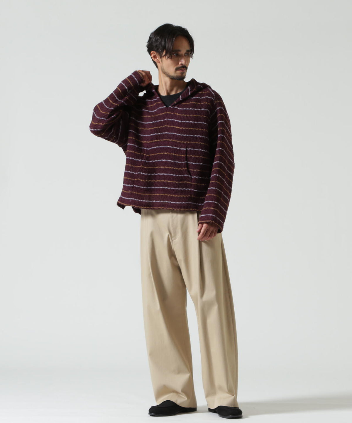 ANCELLM/アンセルム/CUT BORDER HOODIE/ANC-CT181