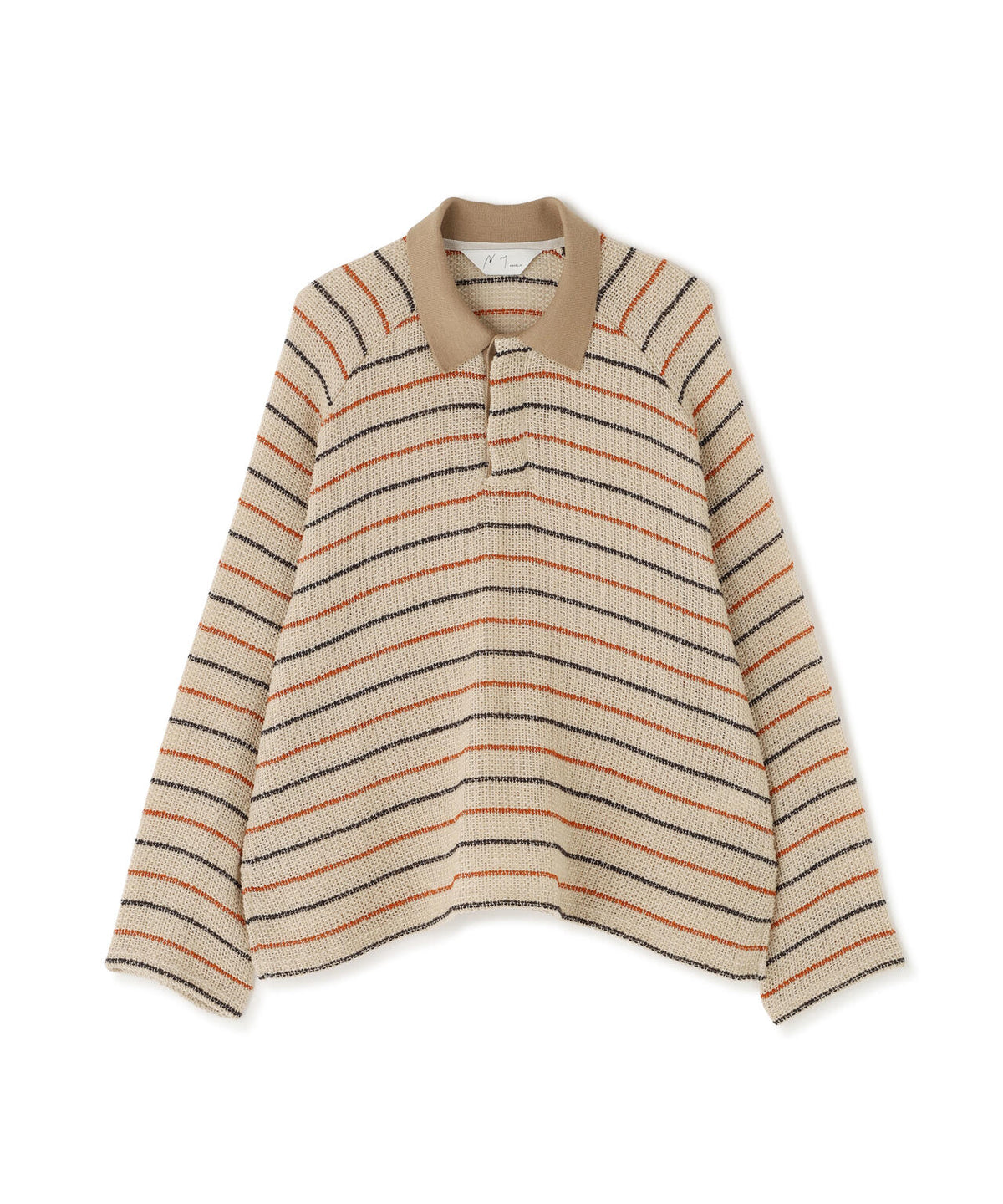 ANCELLM/アンセルム/CUT BORDER SKIPPER SHIRT/ANC-CT182