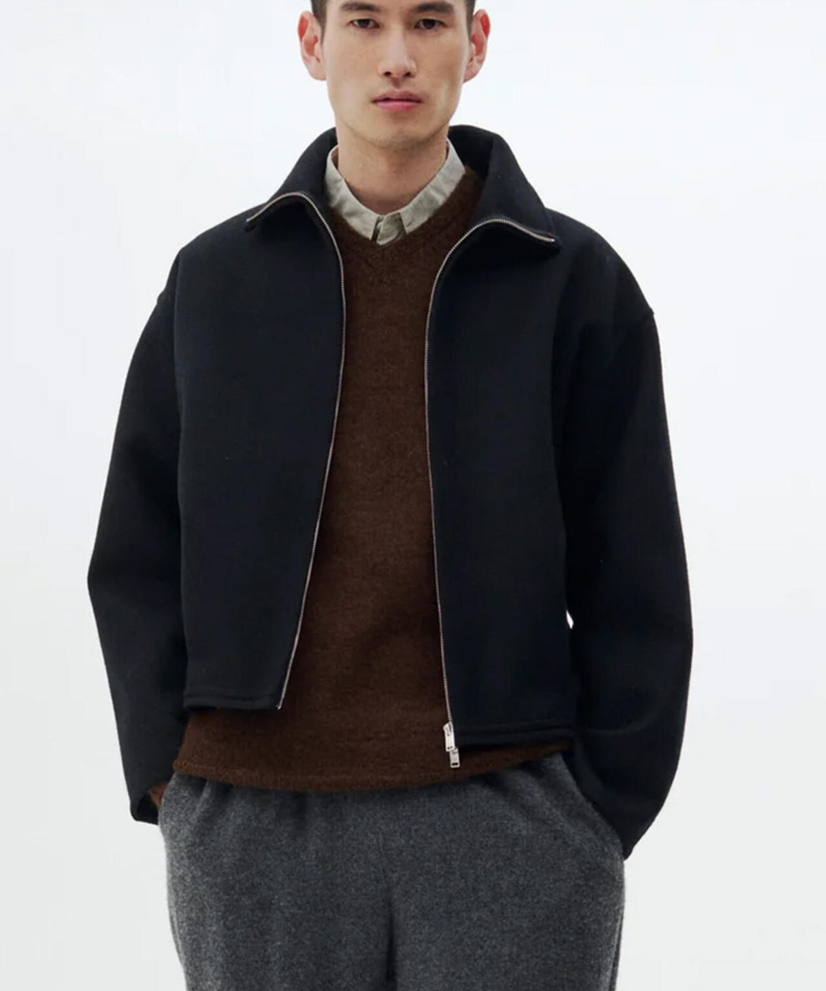 YOKE/ヨーク/Wool Cashmere Balloon Silhouette Blouson/YK26FW01318B