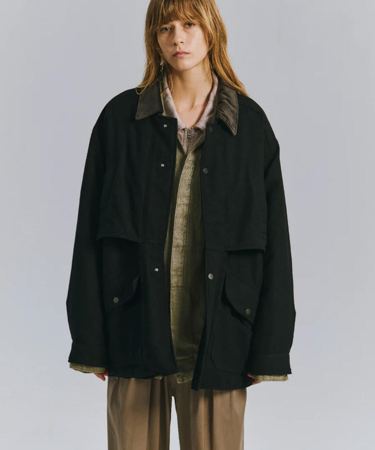 ANCELLM/アンセルム/WOOL HALF JACKET/ANC-JK99-C
