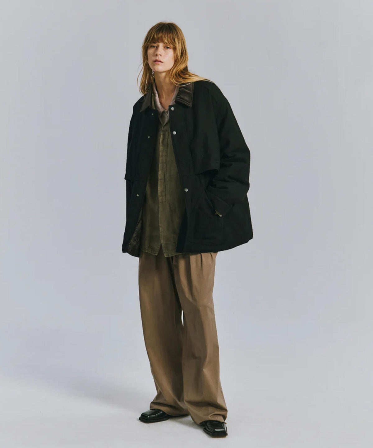ANCELLM/アンセルム/WOOL HALF JACKET/ANC-JK99-C