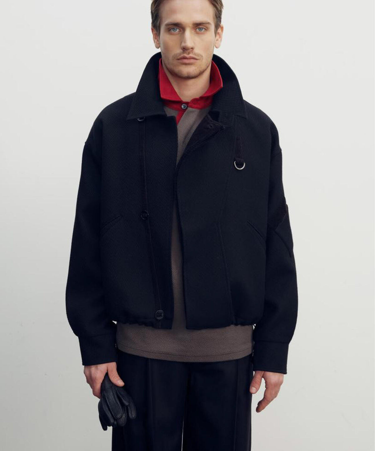 NULLUS/ヌルス/LAYERED PLACKET MK3/NUAW26JAC006-BLK