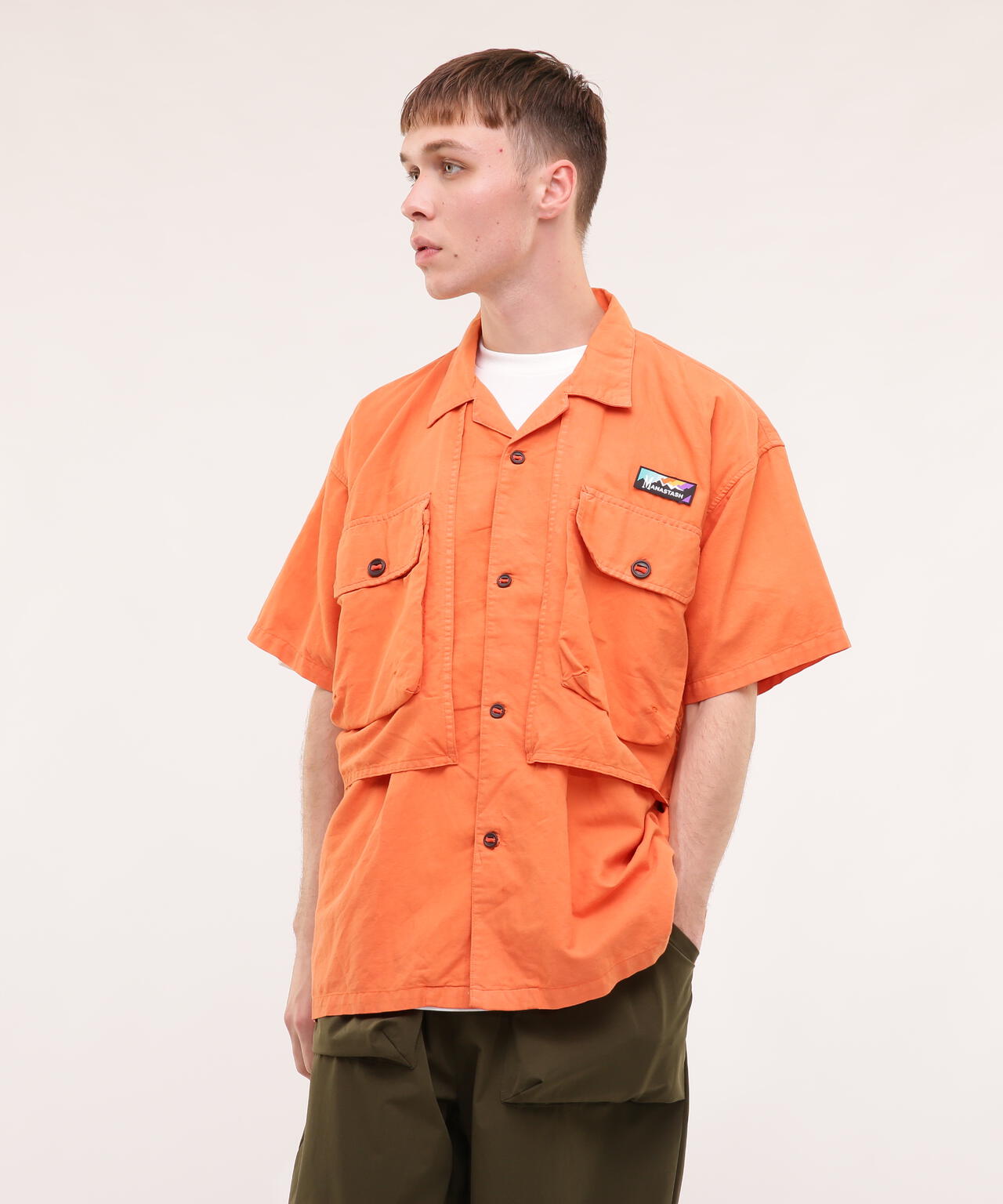 MANASTASH/マナスタッシュ/HEMP POP VENT SHIRT