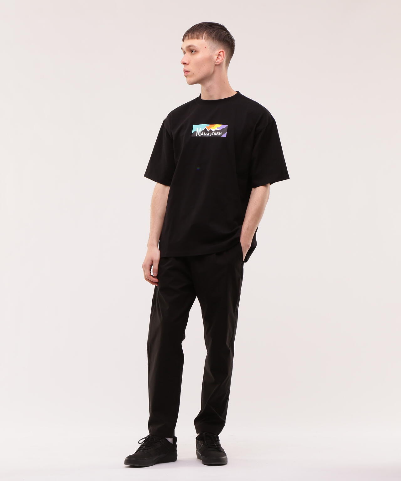 MANASTASH/マナスタッシュ/RAINBOW LOGO TEE /Tシャツ