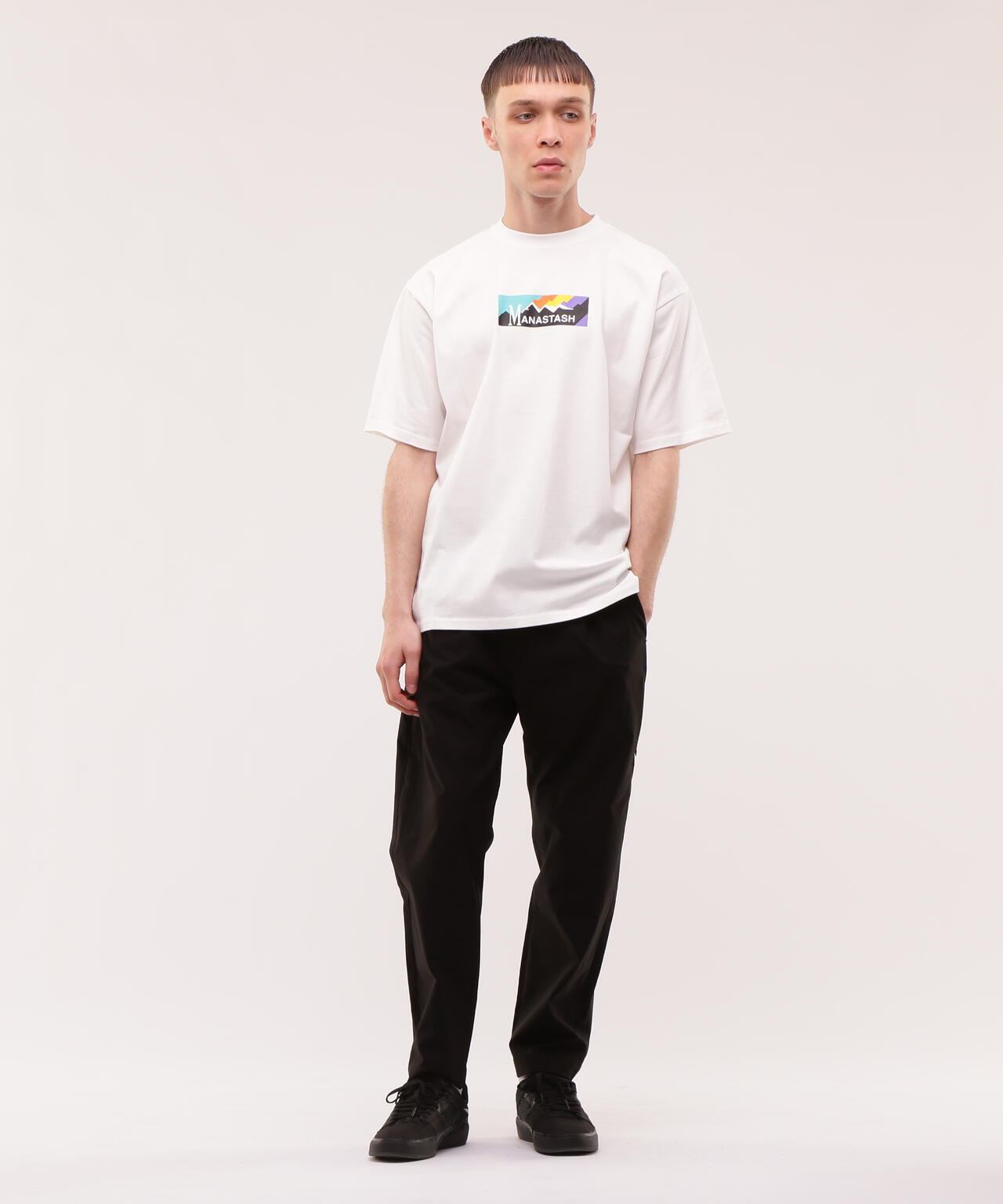 MANASTASH/マナスタッシュ/RAINBOW LOGO TEE /Tシャツ