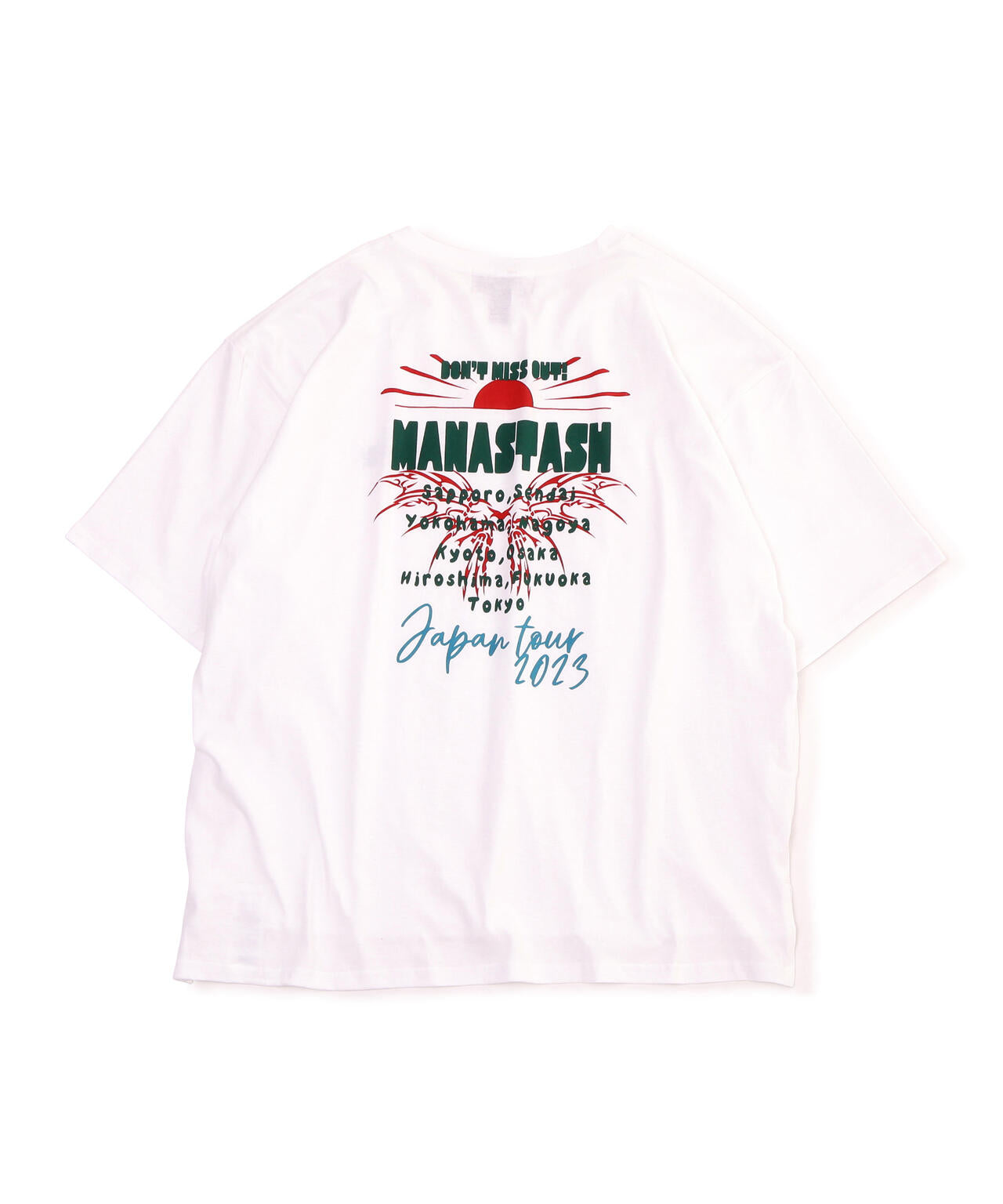 MANASTASH/マナスタッシュ/tour tee/ツアーTシャツ
