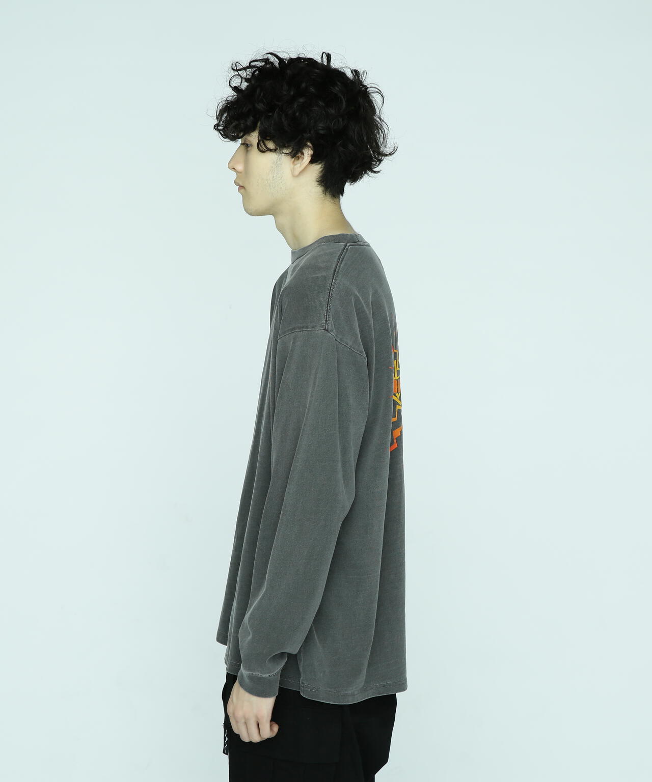 MANASTASH/マナスタッシュ/PUMICE L/S TEE MTN BURST