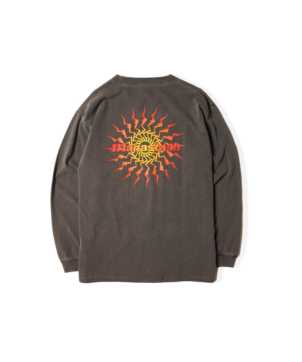 MANASTASH/マナスタッシュ/PUMICE L/S TEE MTN BURST