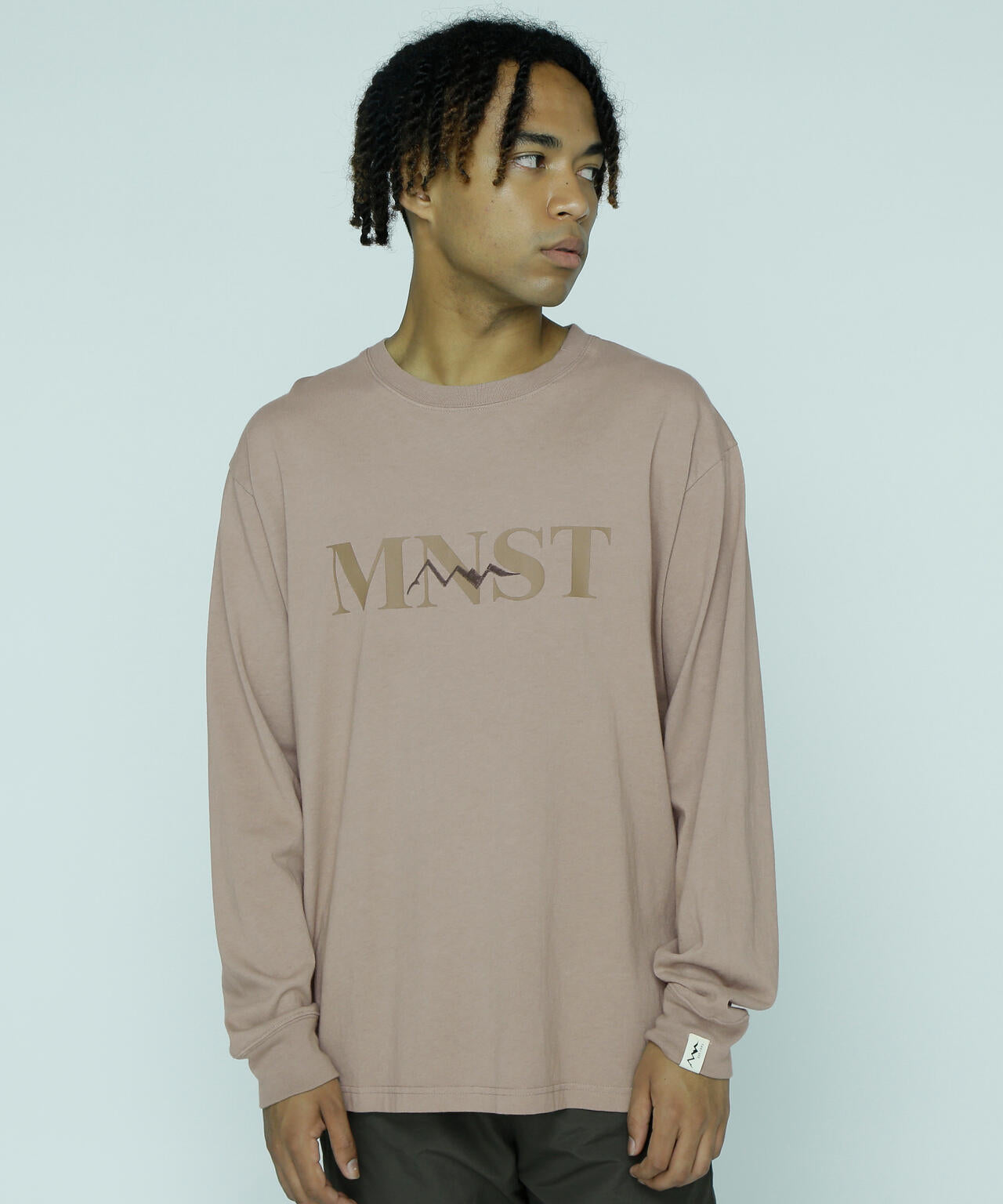 MANASTASH/マナスタッシュ/MNST LOGO L/S TEE/ロゴロングスリーブTシャツ