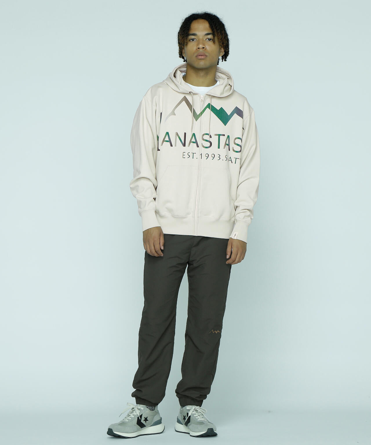 MANASTASH/マナスタッシュ/LARGE LOGO FULL ZIP HOODIE